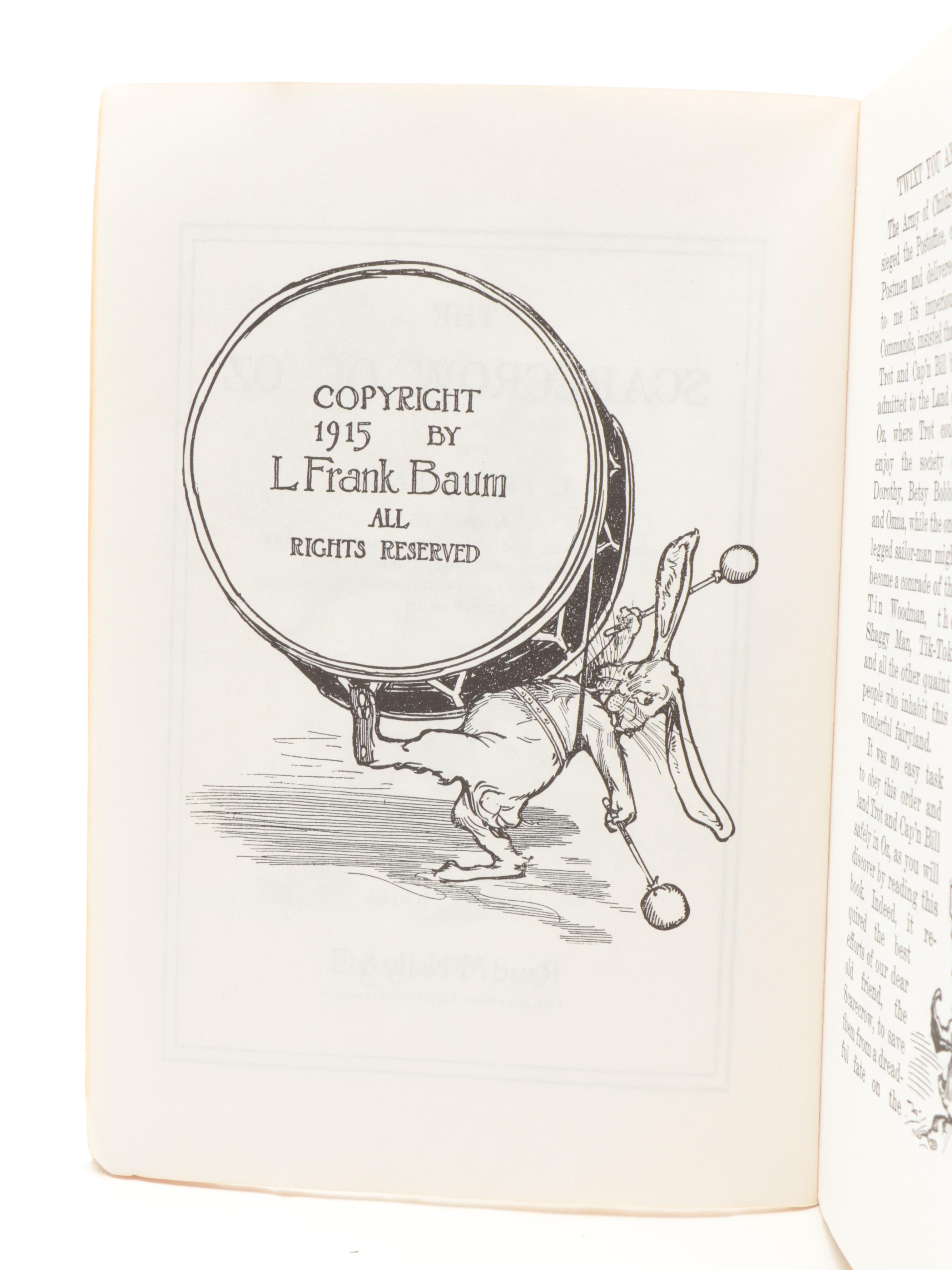 Illustrated "The Wizard of Oz" and More Oz Books by L. Frank Baum, 1970s