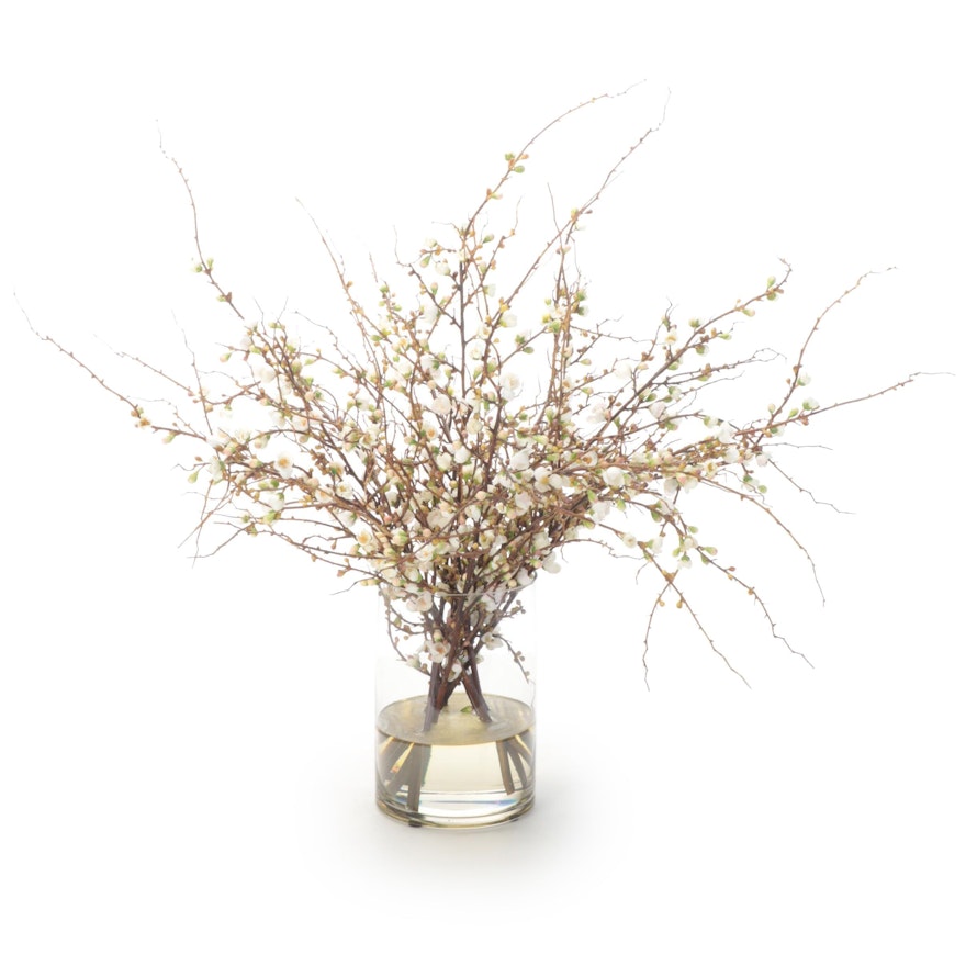 Faux Peach Blossom Watergarden by Ethan Allen