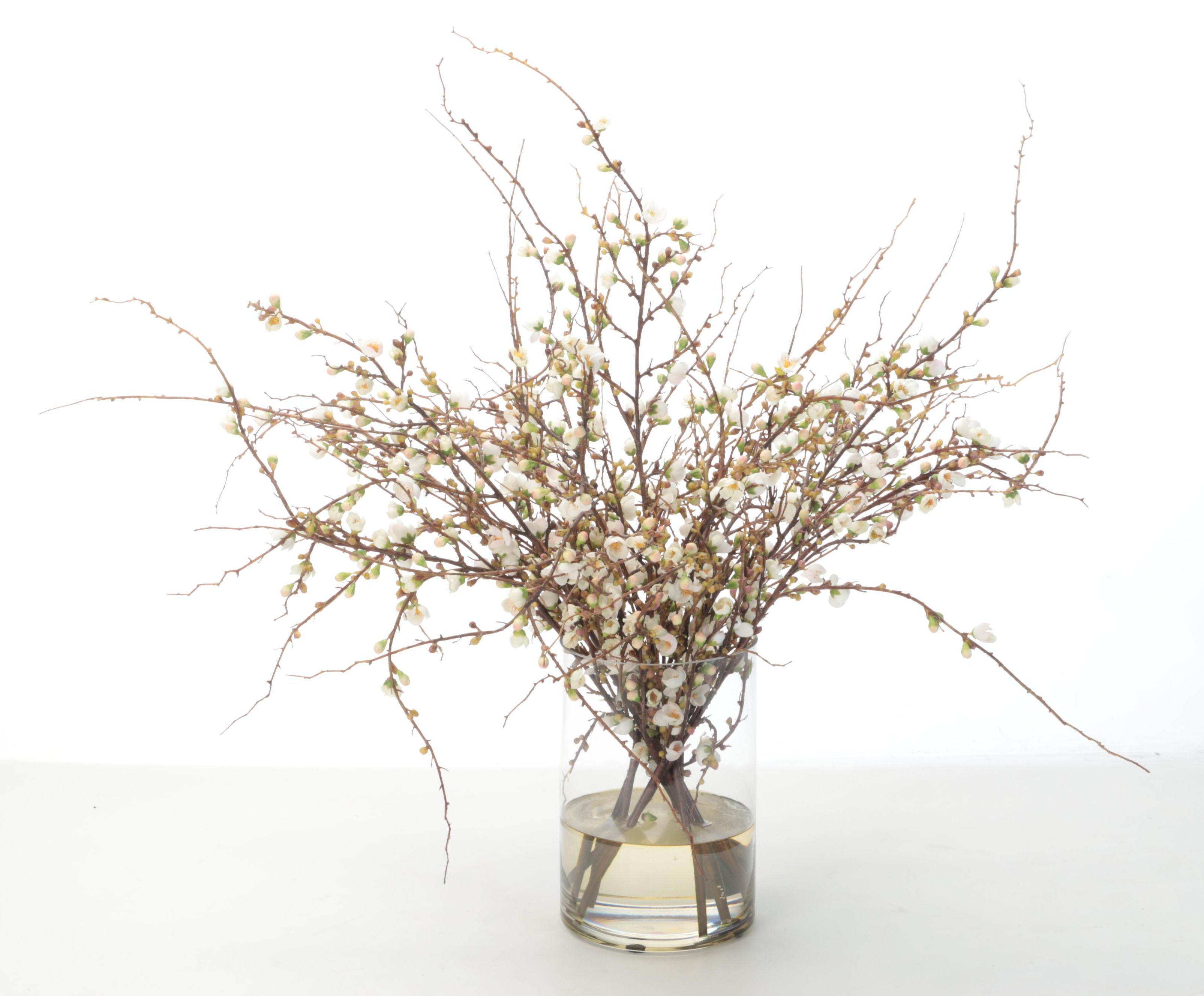 Faux Peach Blossom Watergarden by Ethan Allen