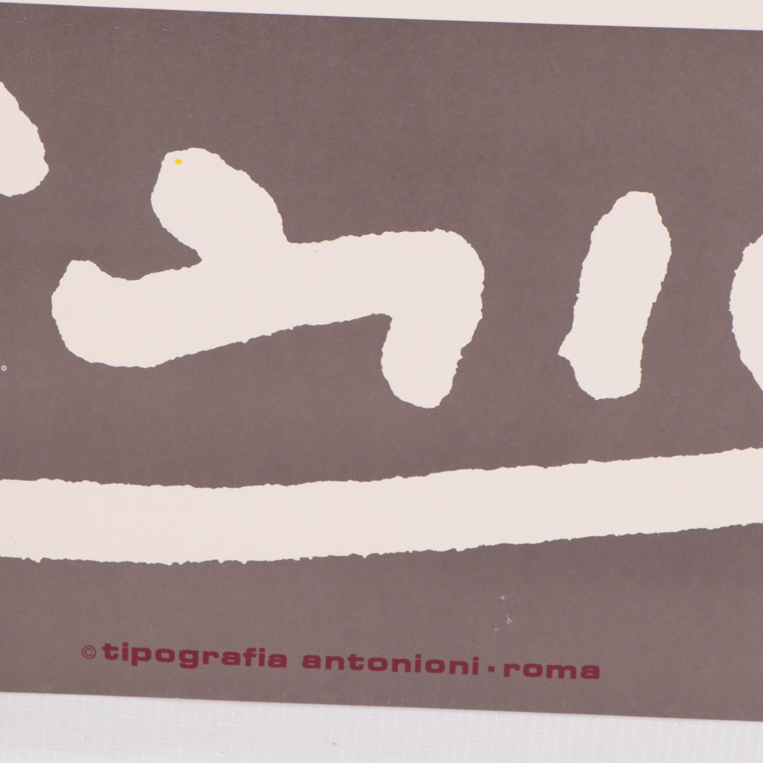 Pablo Picasso Anthea Galleria dell'arte Maggio Exhibition Poster, 1970