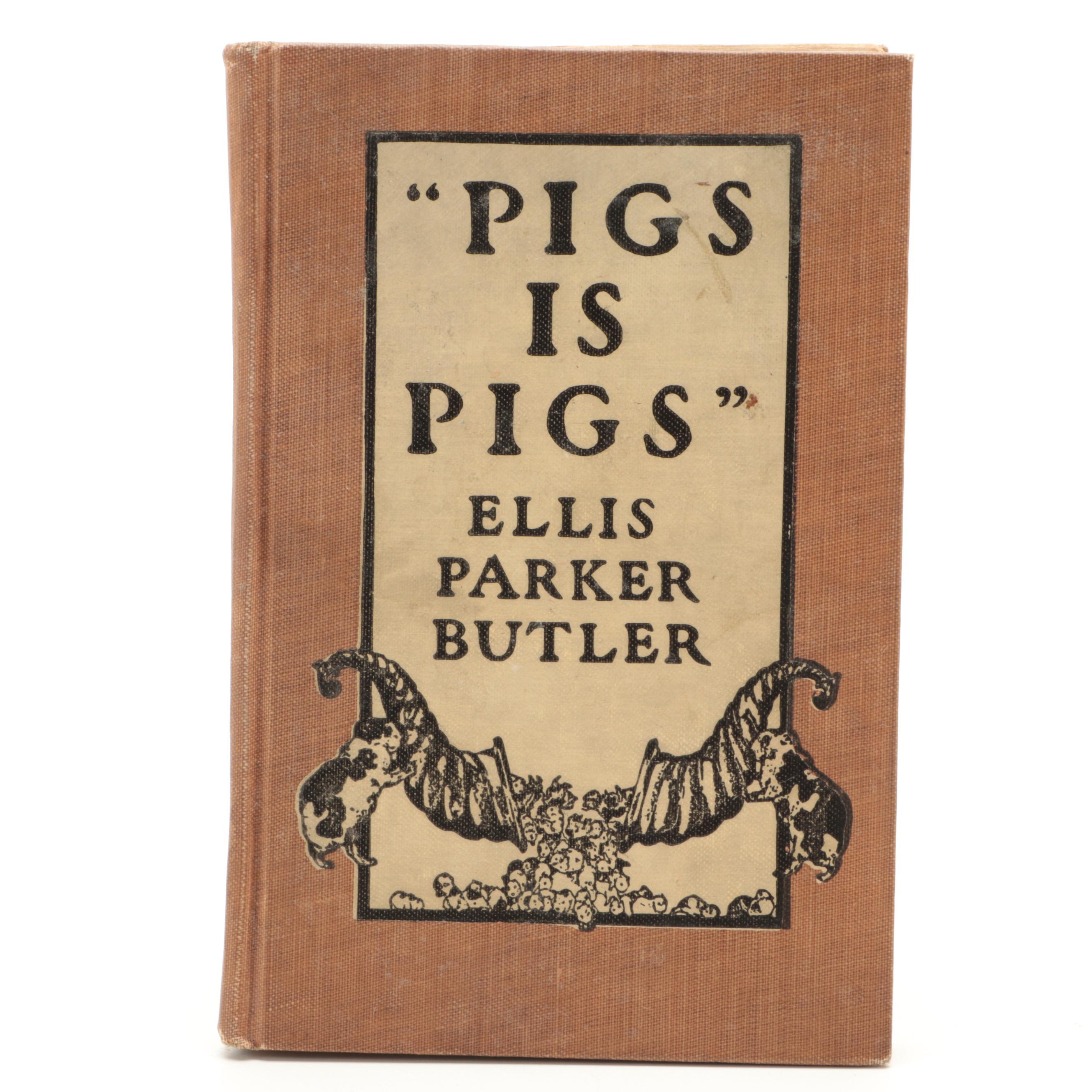 Illustrated Early "Pigs Is Pigs", "Black Beauty" and "Old Norse Stories"