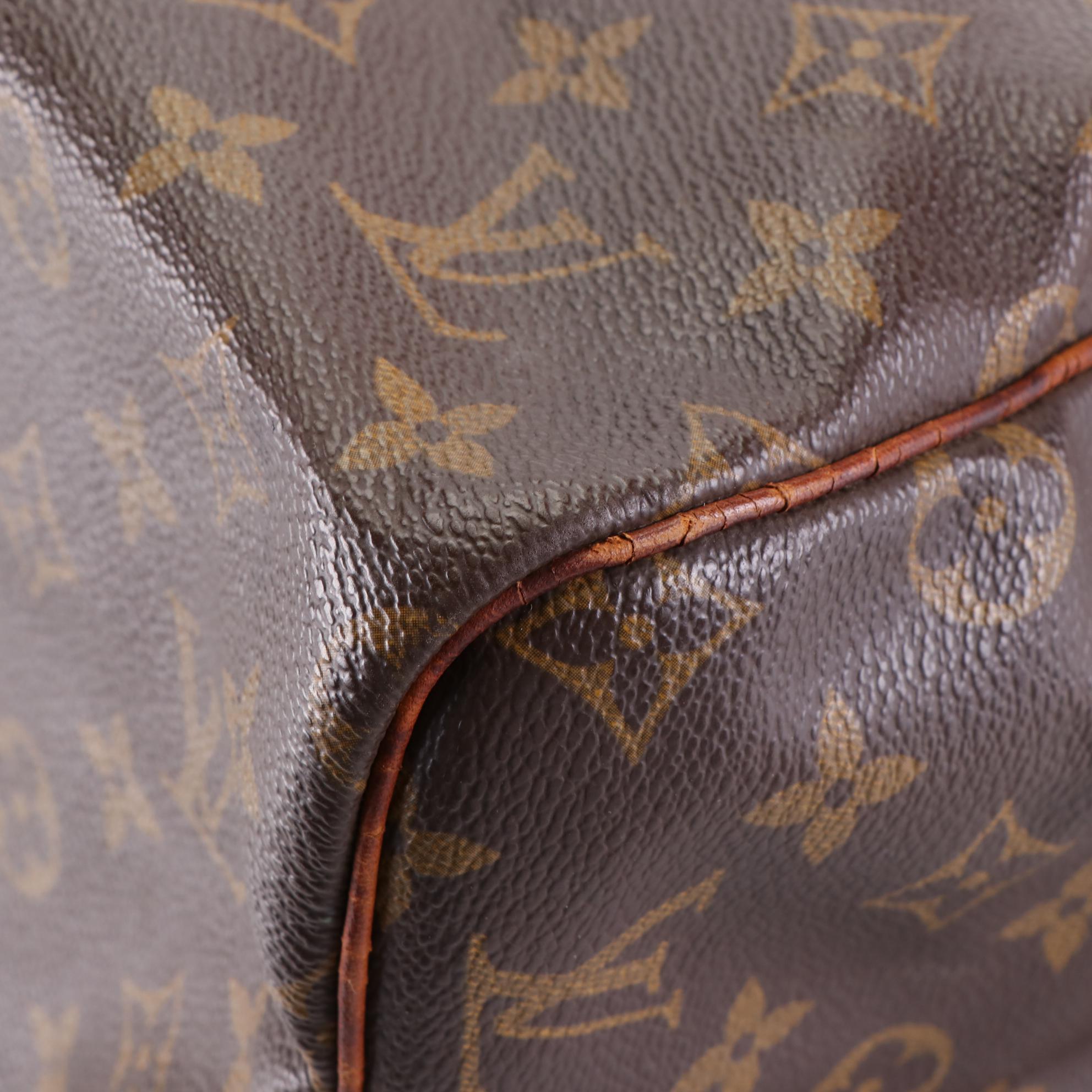 Louis Vuitton Speedy 30 in Monogram Canvas and Vachetta Leather