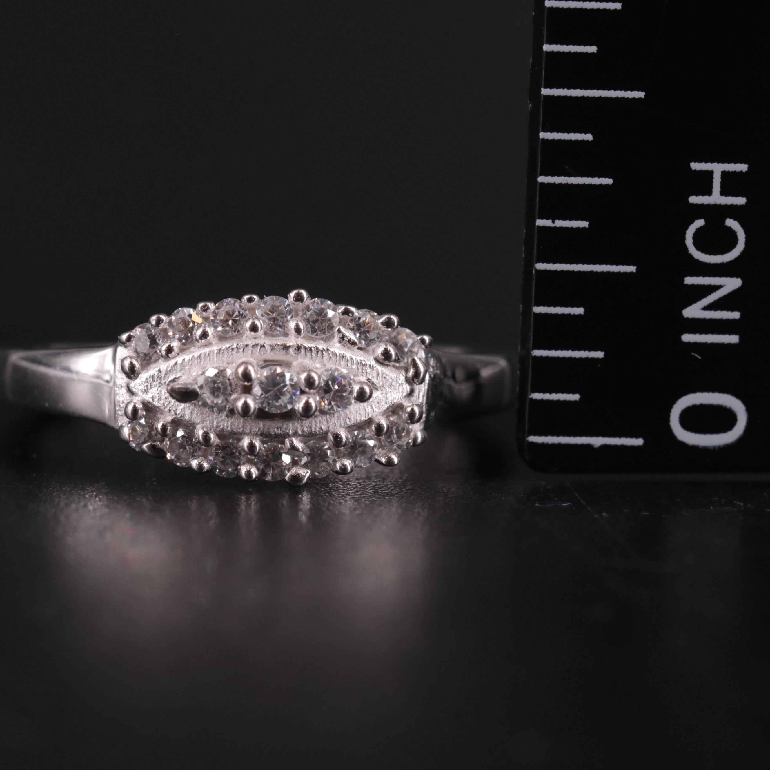 Sterling Cubic Zirconia Ring