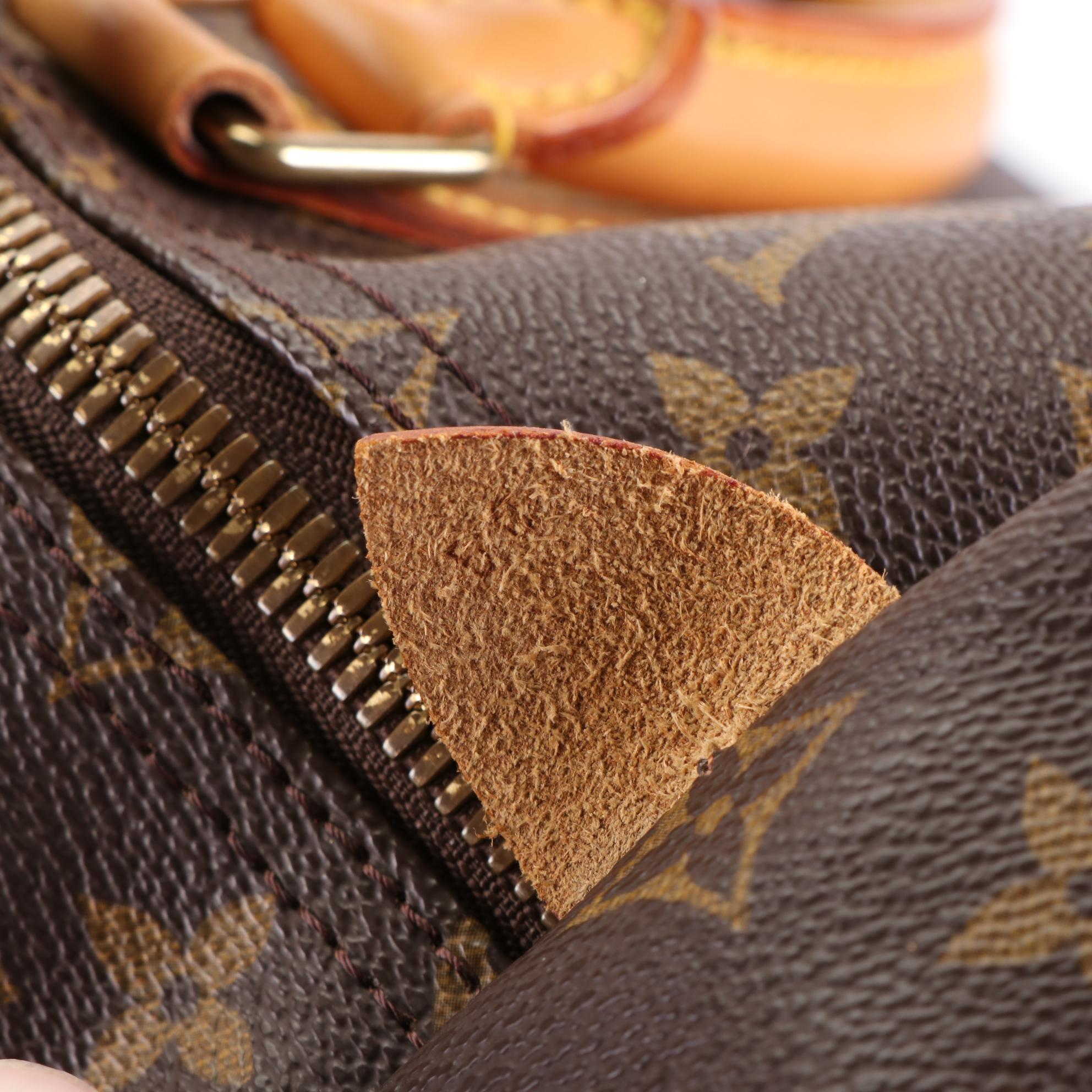 Louis Vuitton Keepall 50 in Monogram Canvas and Vachetta Leather