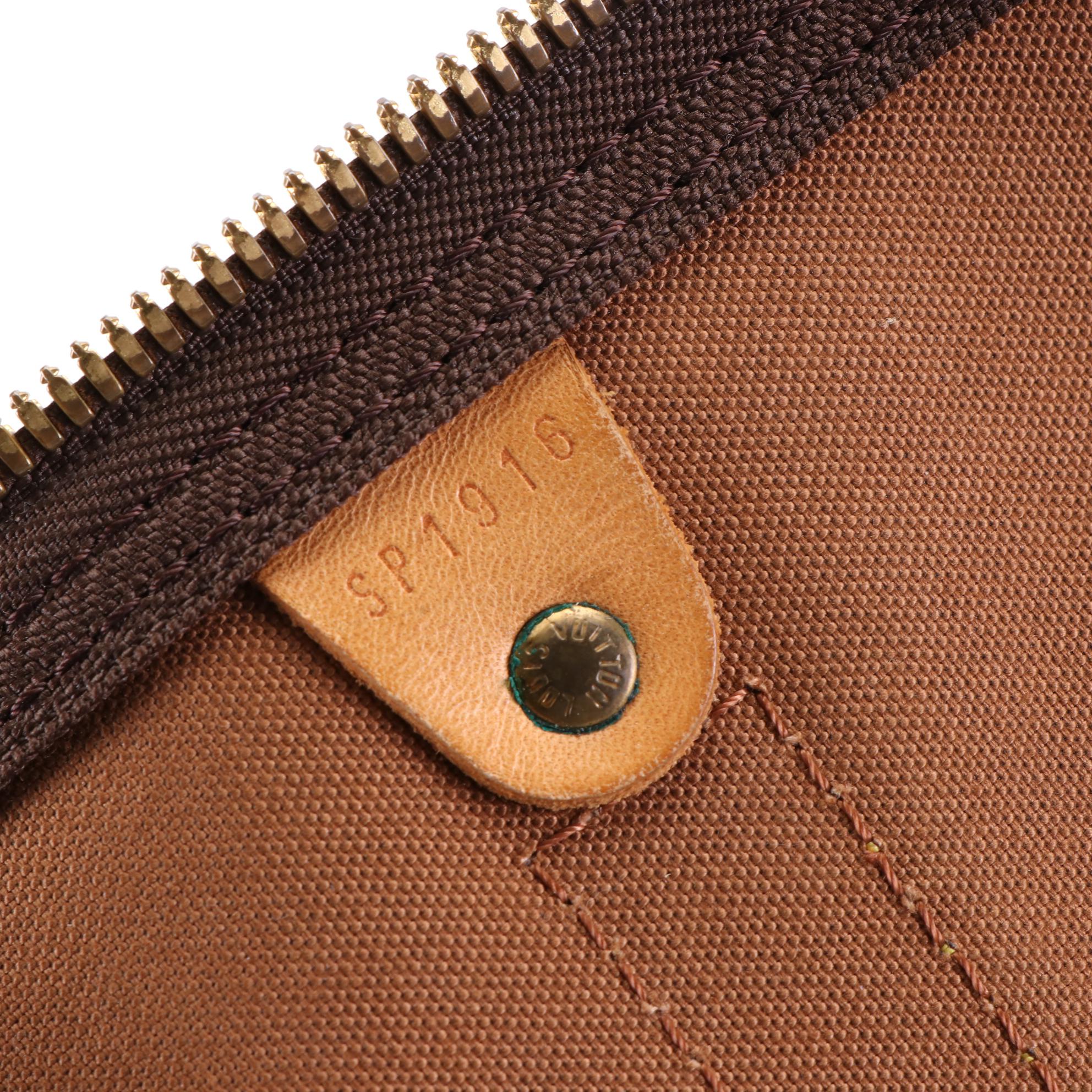 Louis Vuitton Keepall 50 in Monogram Canvas and Vachetta Leather