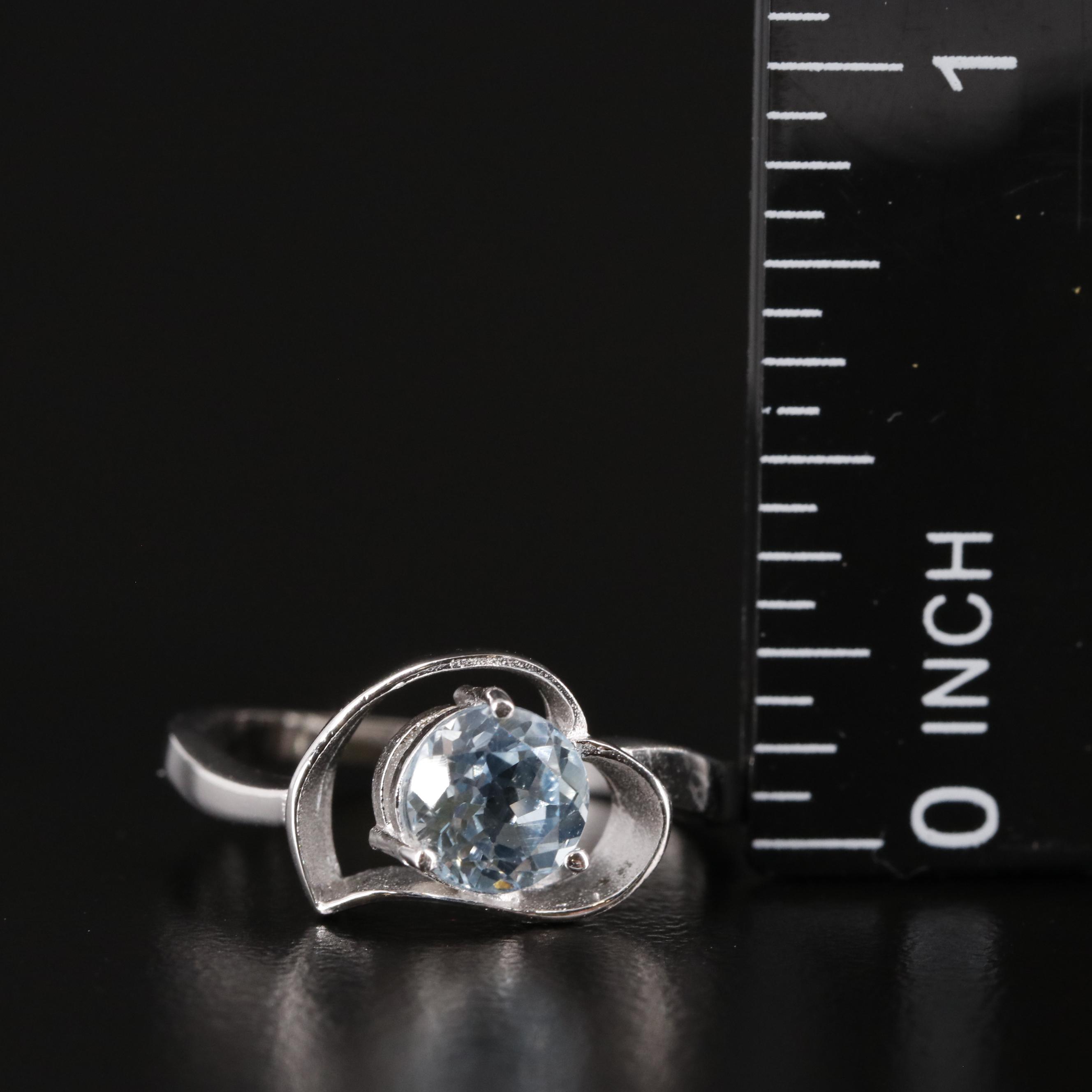 Sterling Blue Topaz Ring
