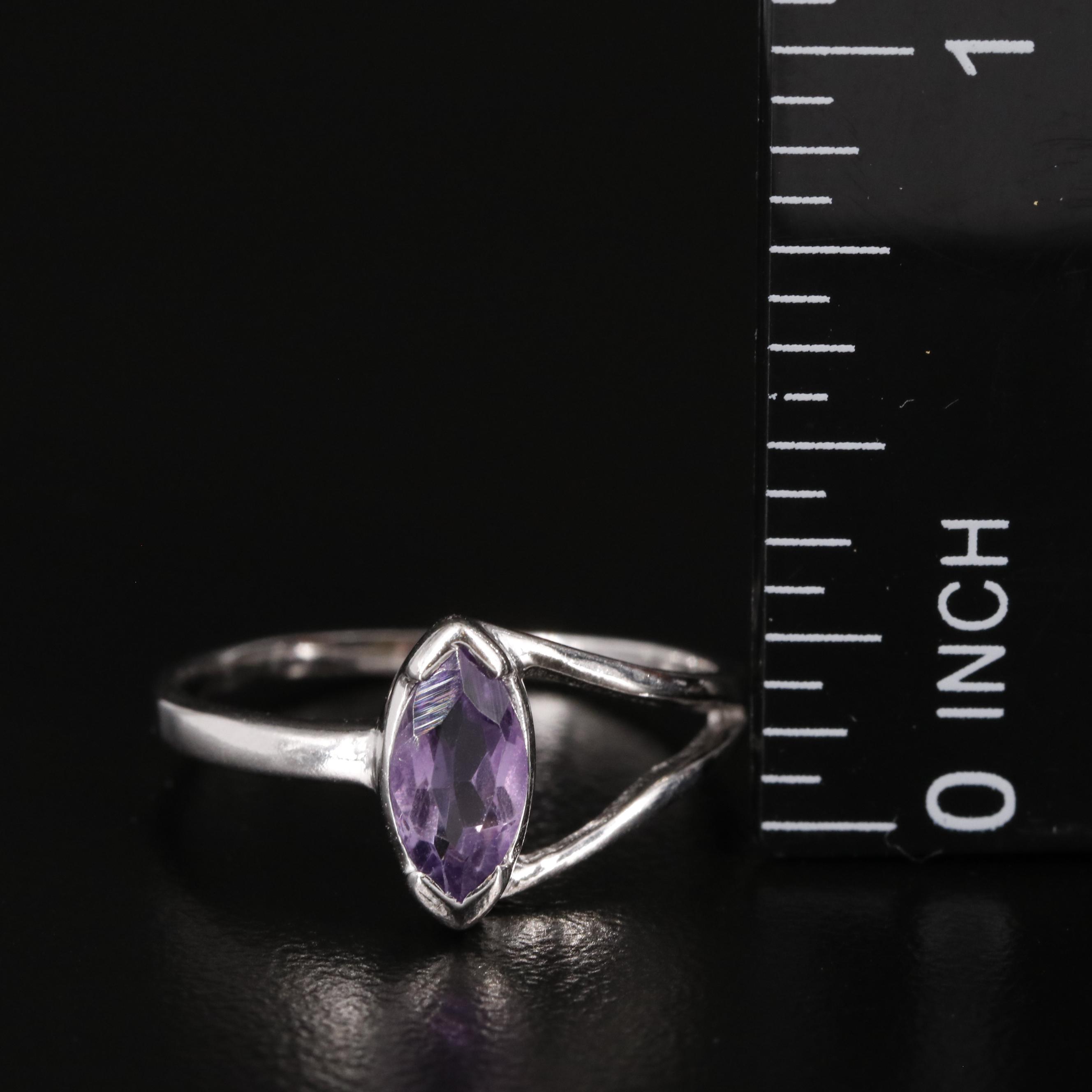 Sterling Amethyst Ring