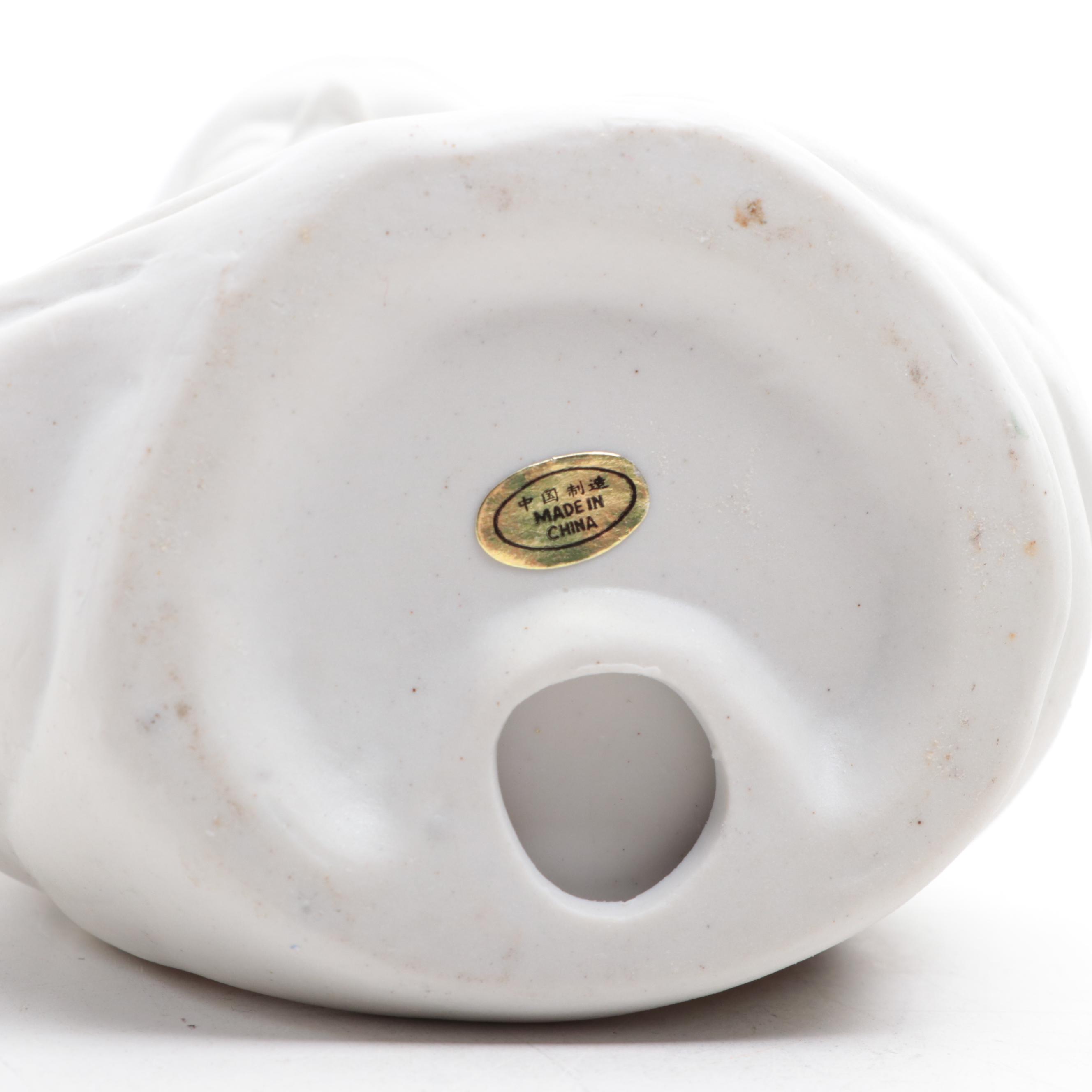 Southwestern Style and Other Ceramic Madonna Figurines, Mid to Late 20th Century