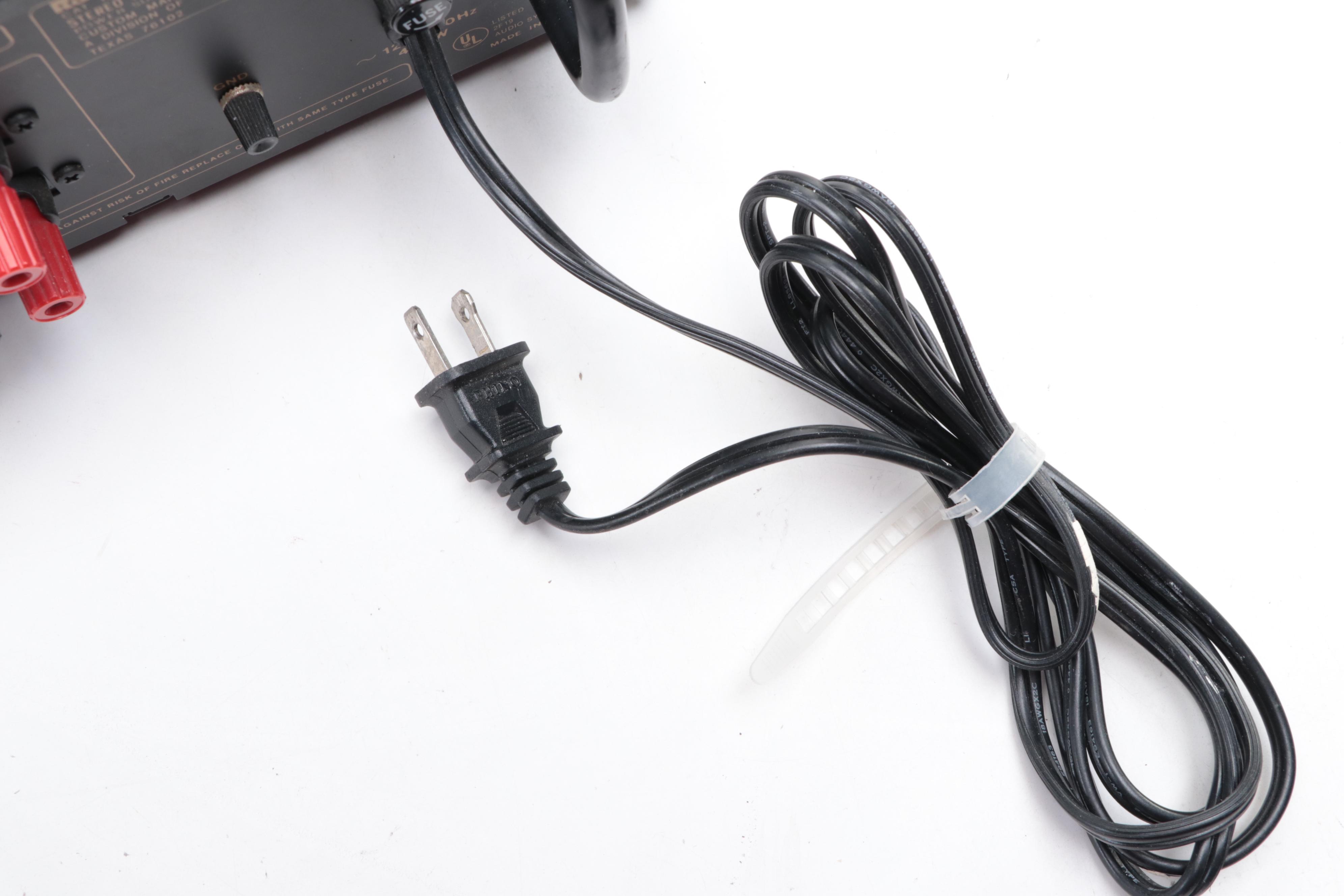 Yamaha AM/FM Stereo Tuner With Radio Shack Stereo Amplifier