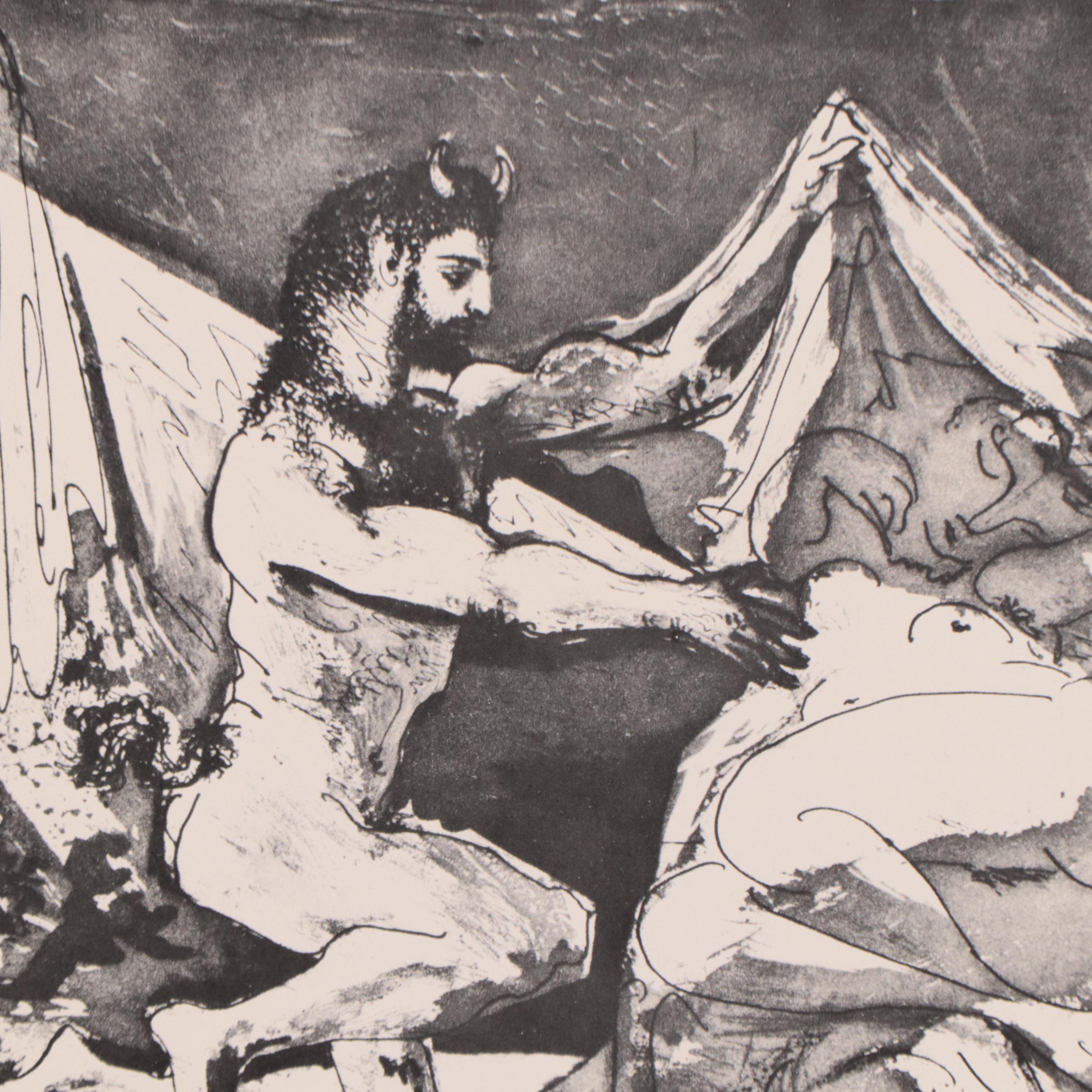 Pablo Picasso Anthea Galleria dell'arte Maggio Exhibition Poster, 1970