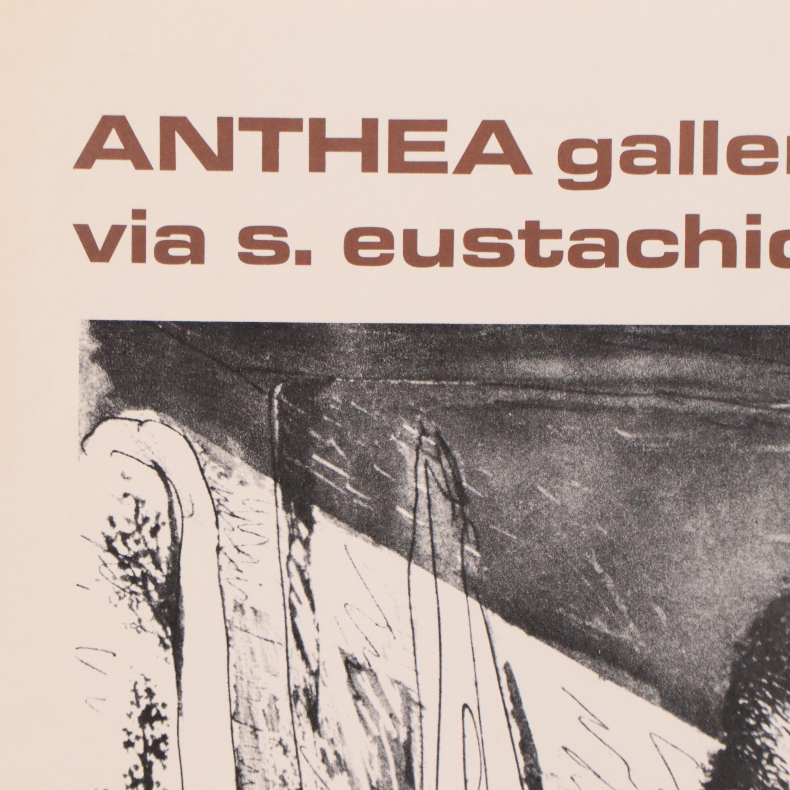 Pablo Picasso Anthea Galleria dell'arte Maggio Exhibition Poster, 1970