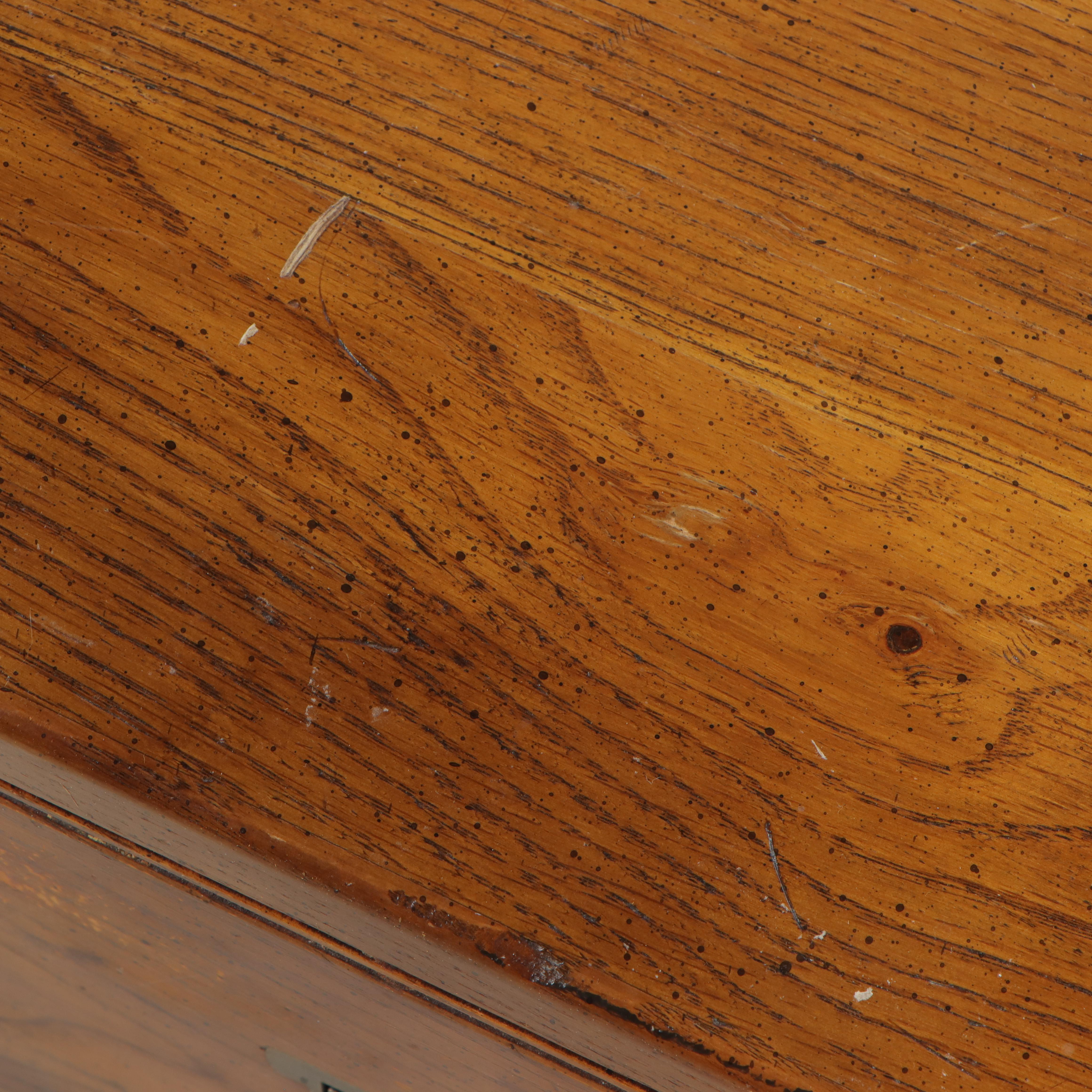 Pair of Henredon "Artefacts" Campaign Style Oak Nightstands, circa 1970