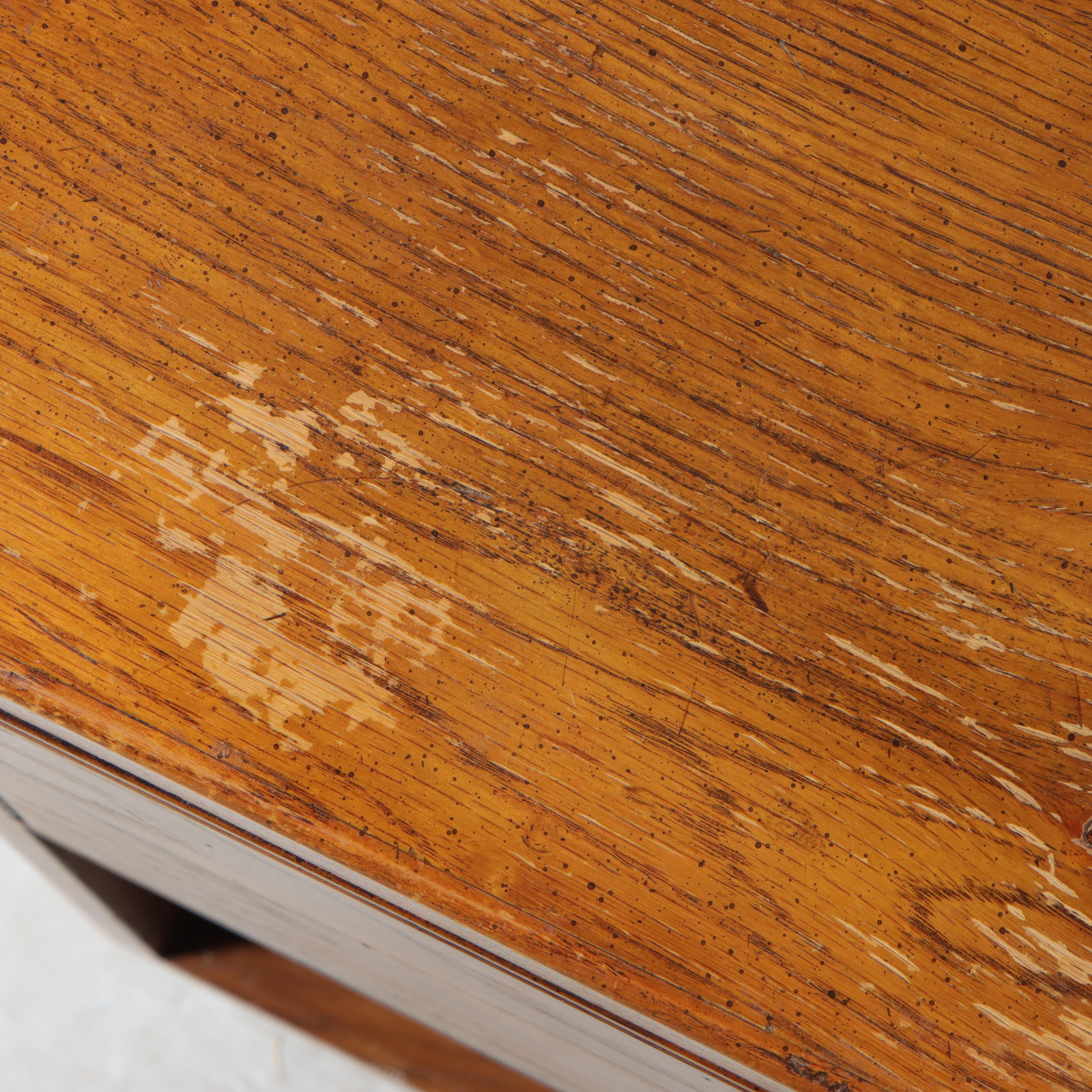 Pair of Henredon "Artefacts" Campaign Style Oak Nightstands, circa 1970