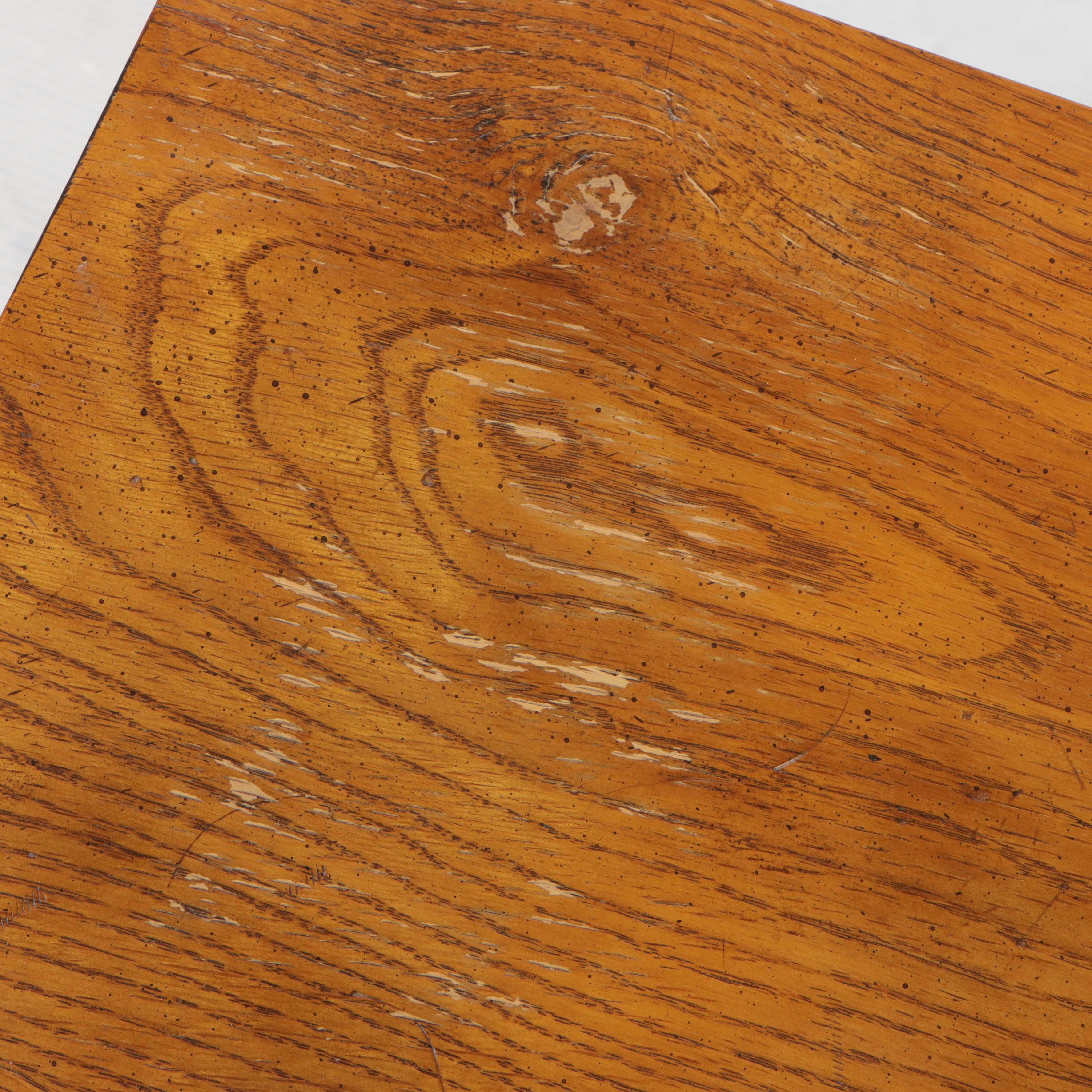 Pair of Henredon "Artefacts" Campaign Style Oak Nightstands, circa 1970