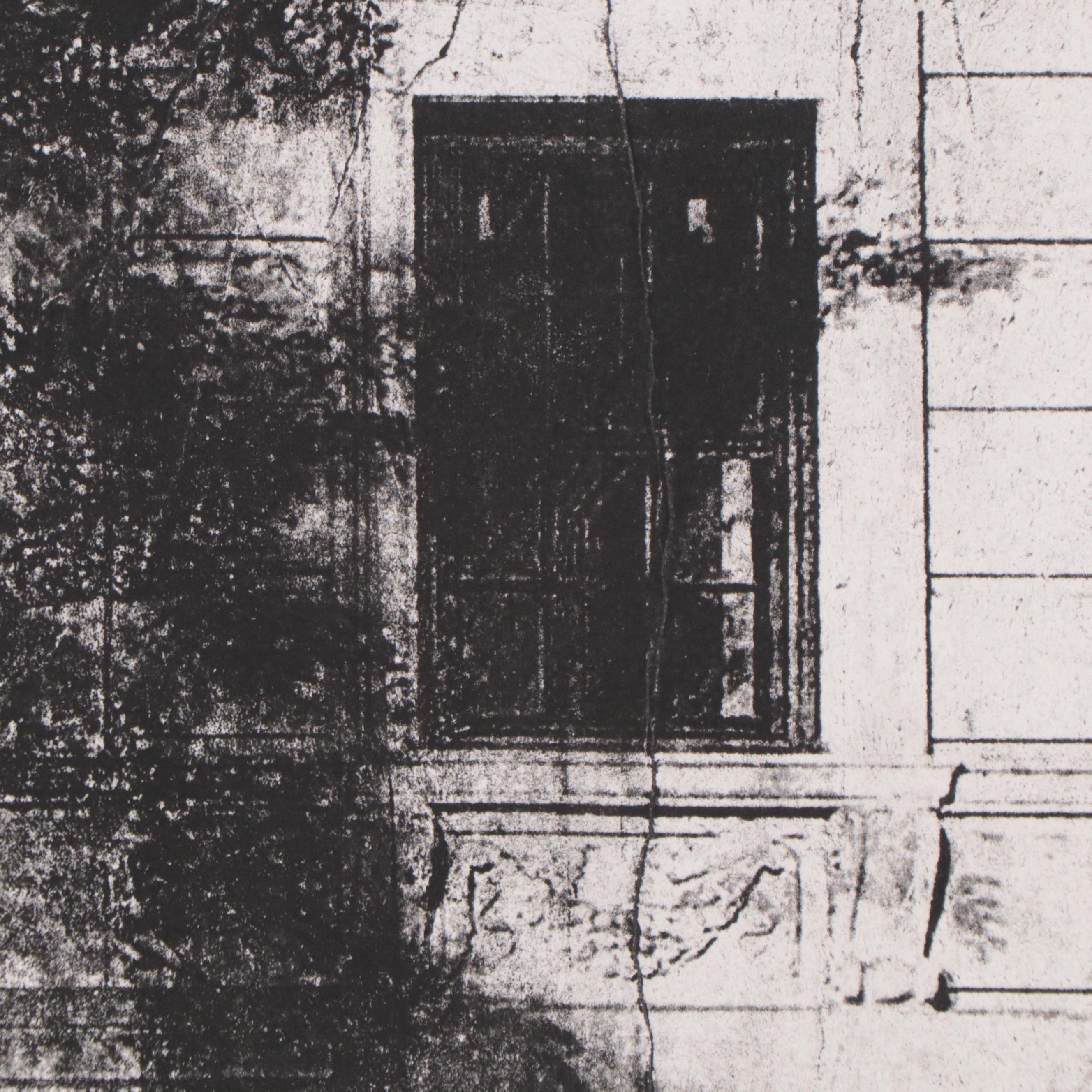 Julie Cowan Lithograph Monoprint "Family Enters First"