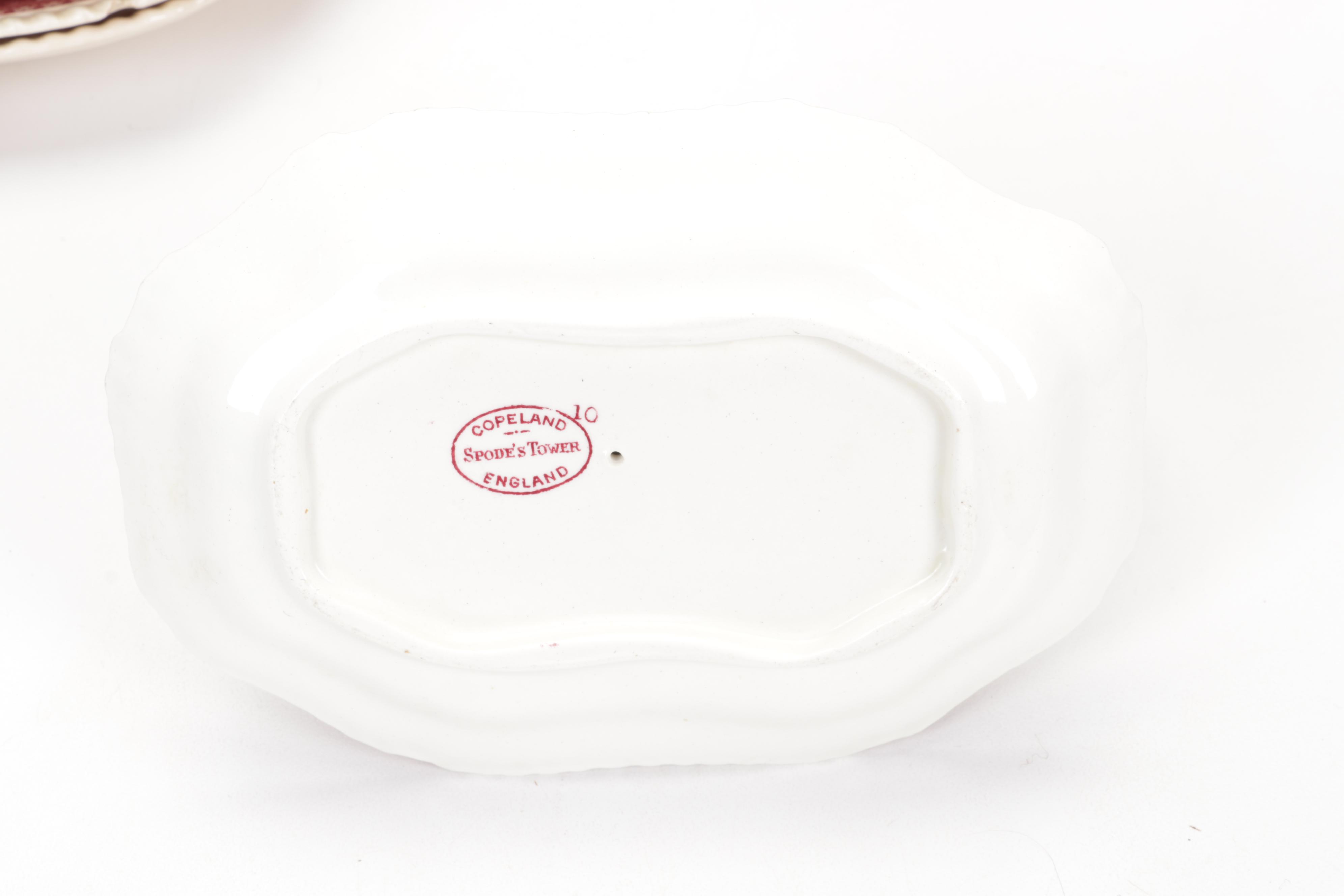 Copeland Spode "Tower Pink" Ironstone Dinnerware, 1954-2007