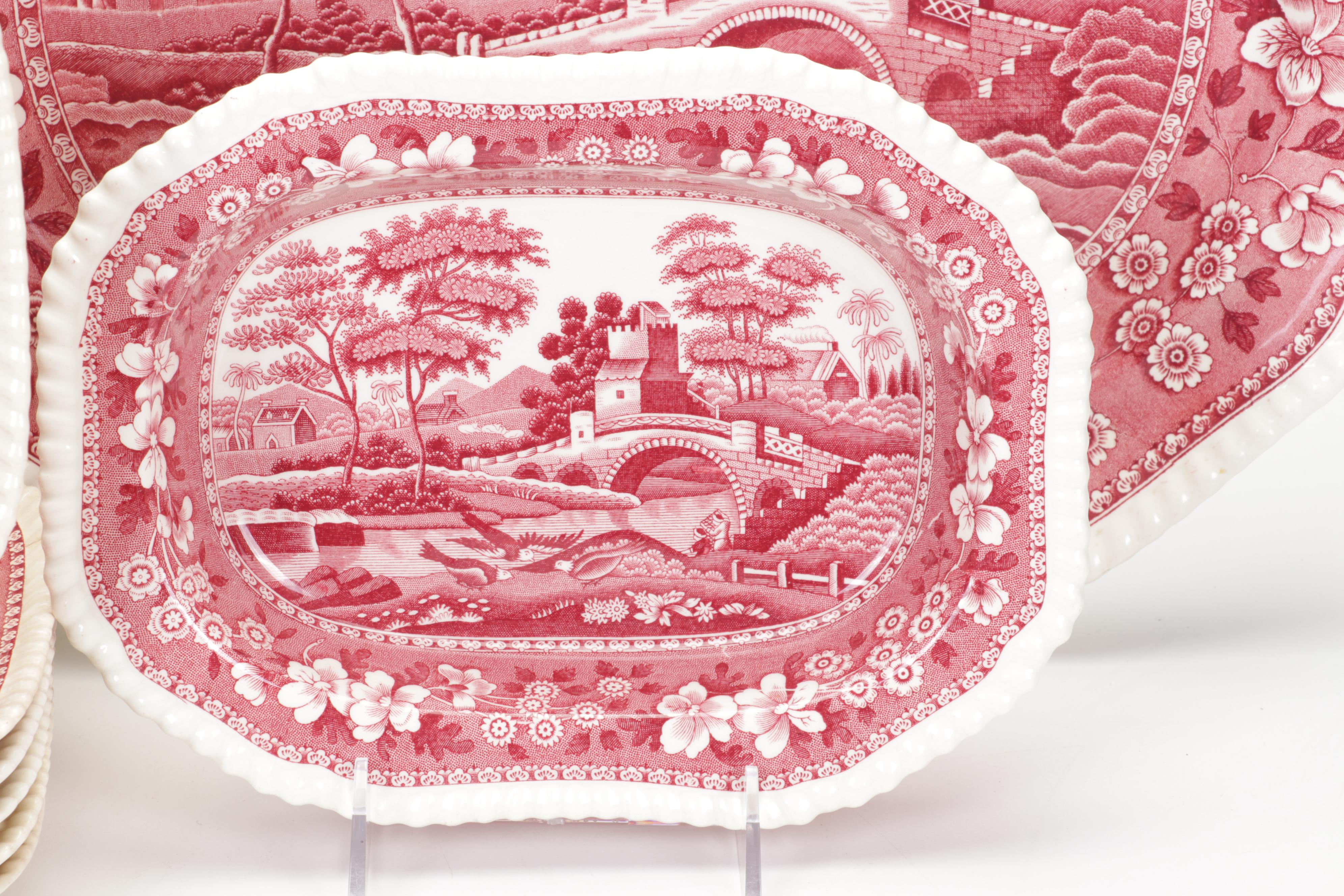 Copeland Spode "Tower Pink" Ironstone Dinnerware, 1954-2007