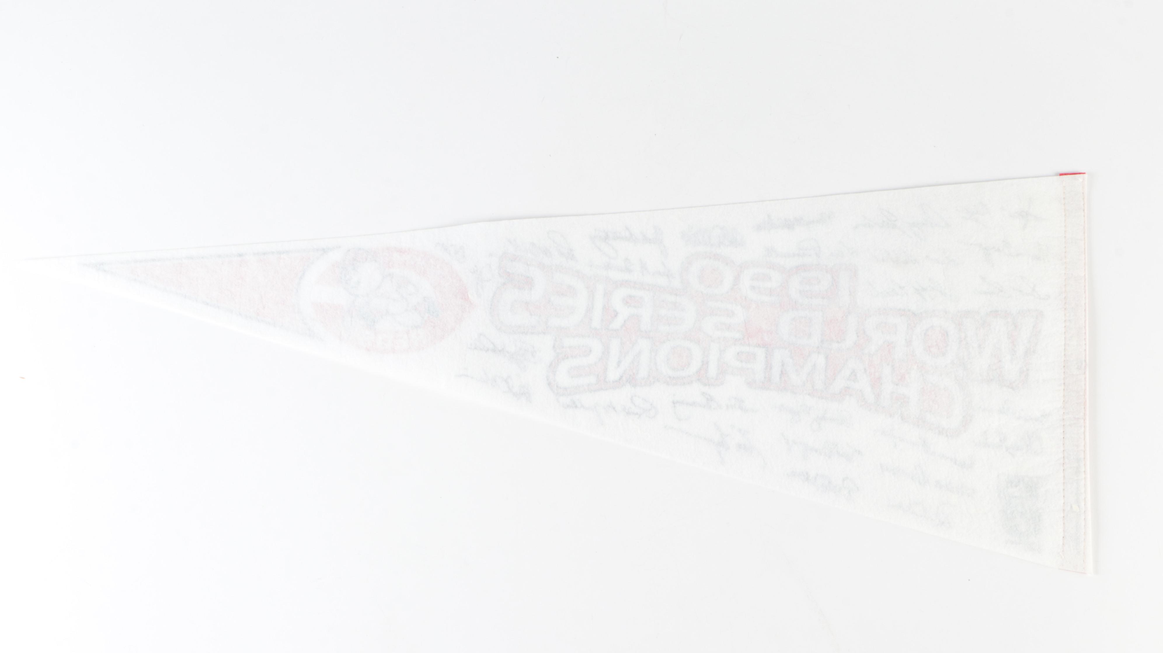 1990 Cincinnati Reds MLB World Series and National League Champions Pennants