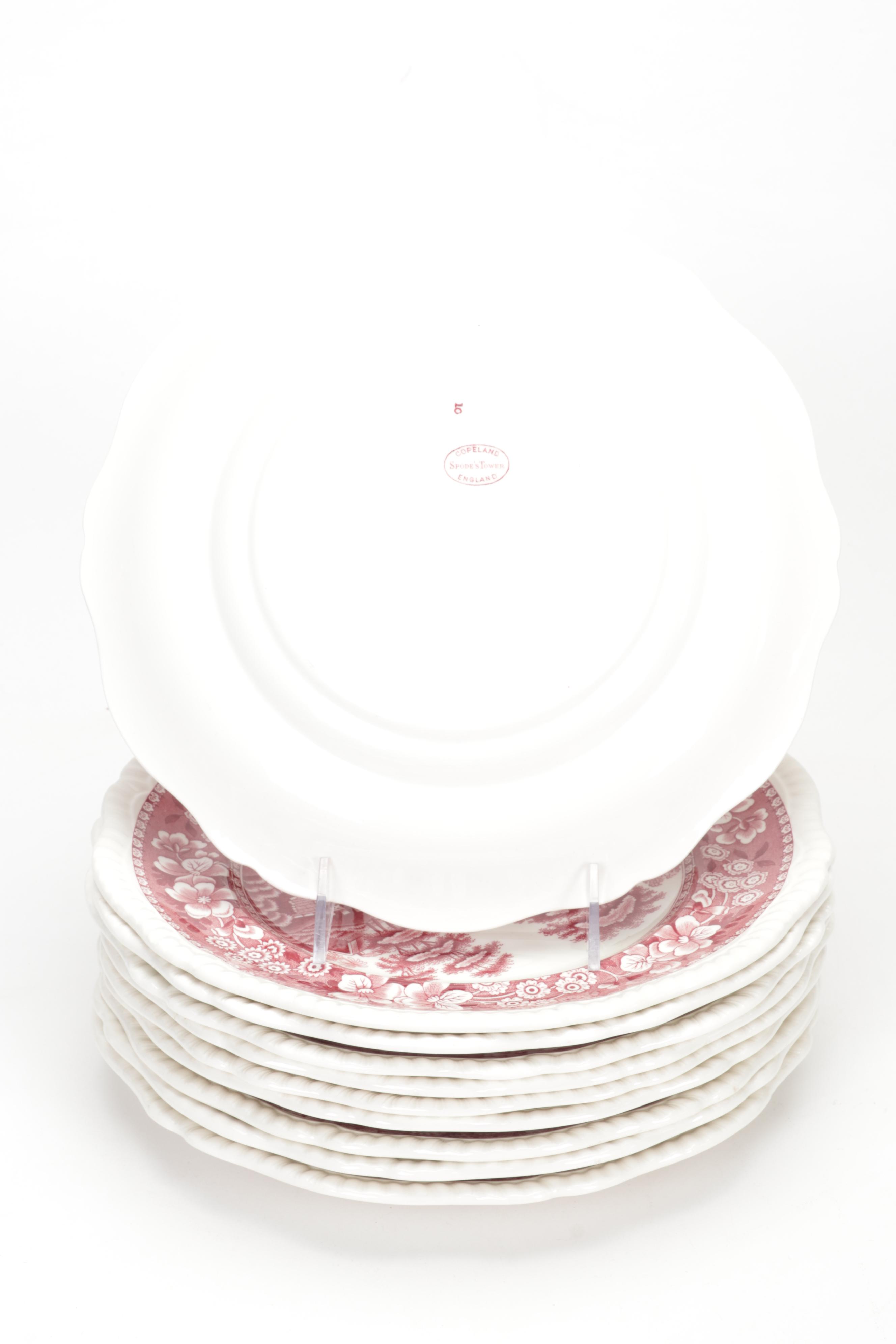 Copeland Spode "Tower Pink" Ironstone Dinnerware, 1954-2007