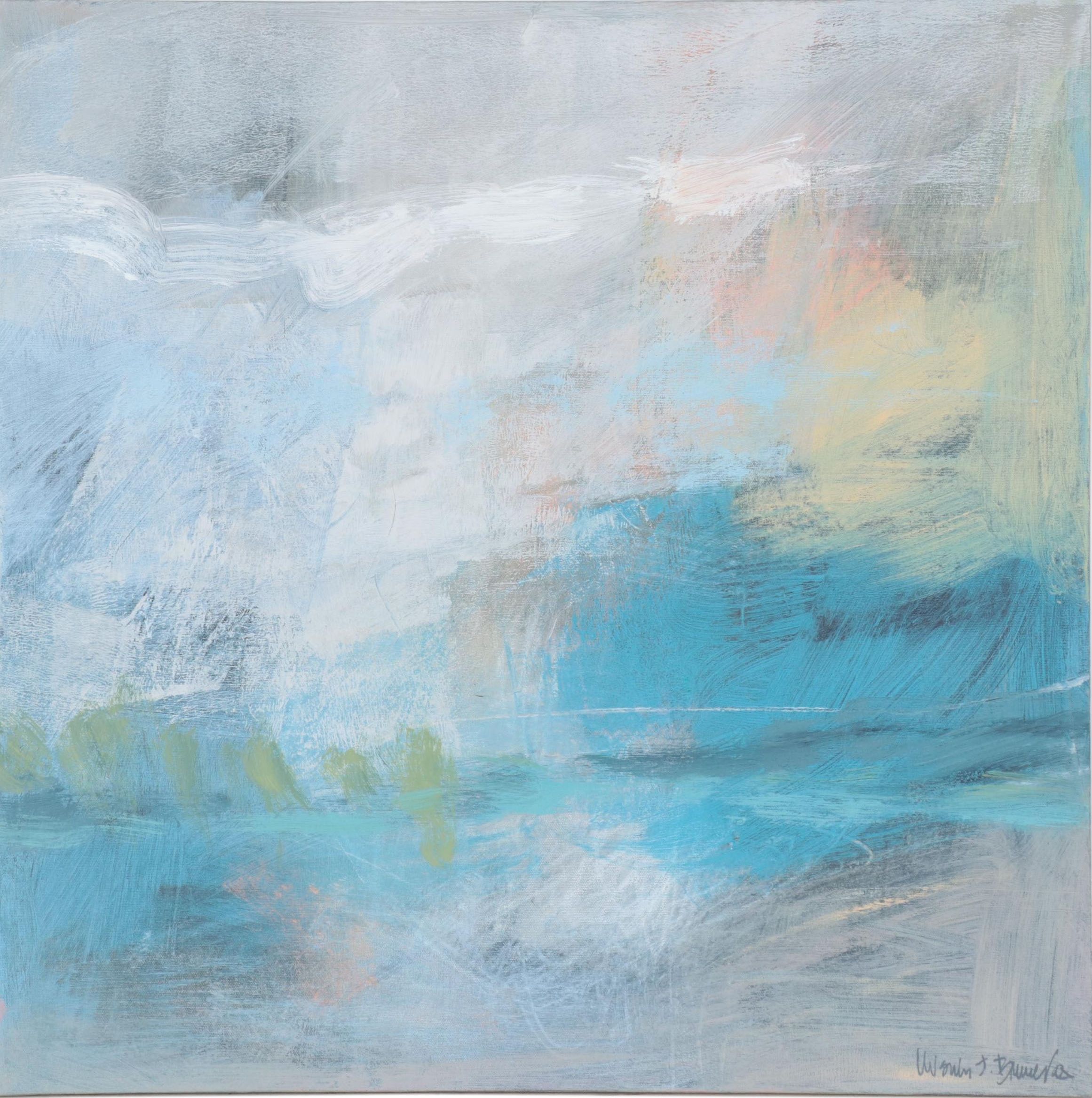 Ursula Brenner Non-Objective Abstract Acrylic Painting