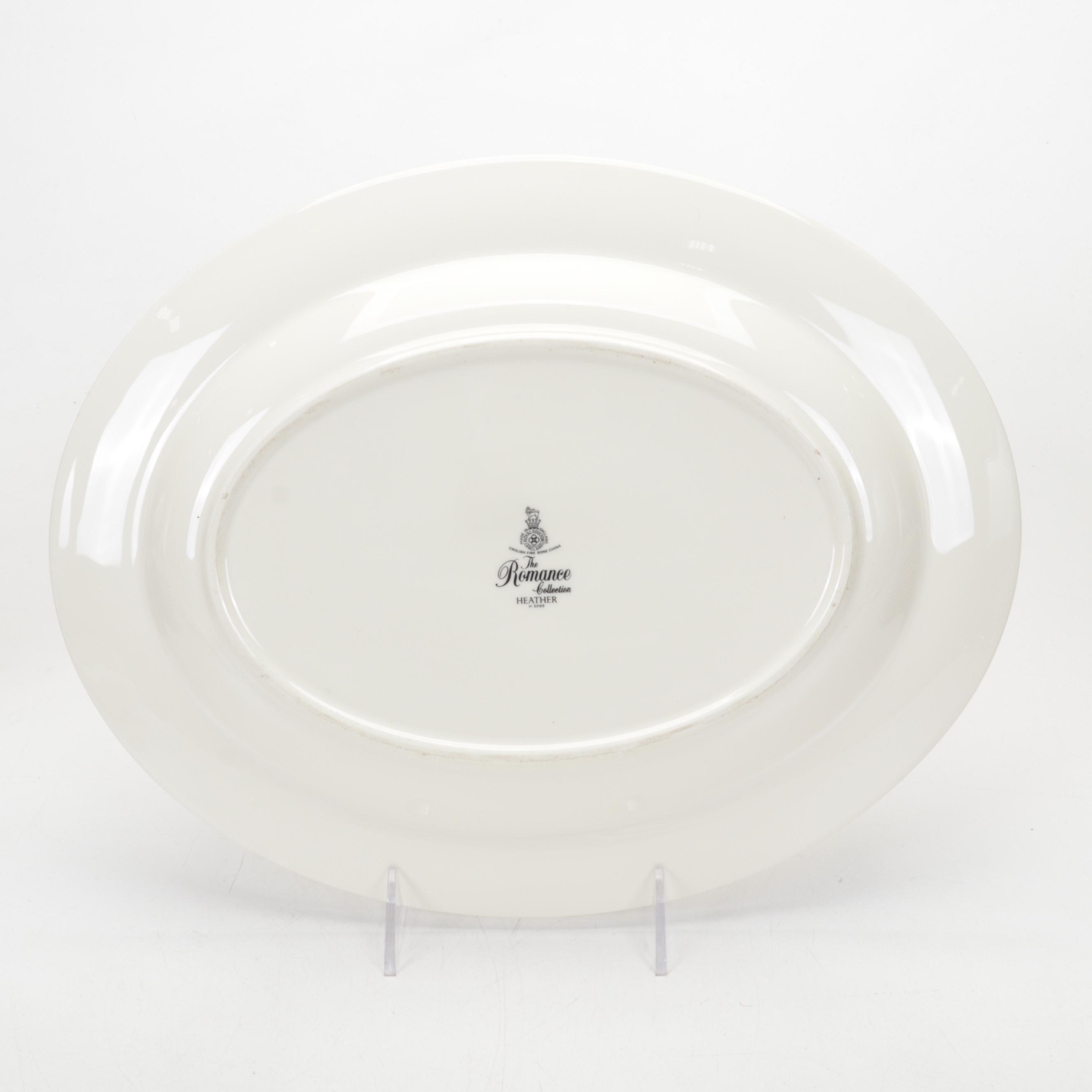 Royal Doulton Romance Collection "Heather" Bone China Dinnerware, 1984–1998