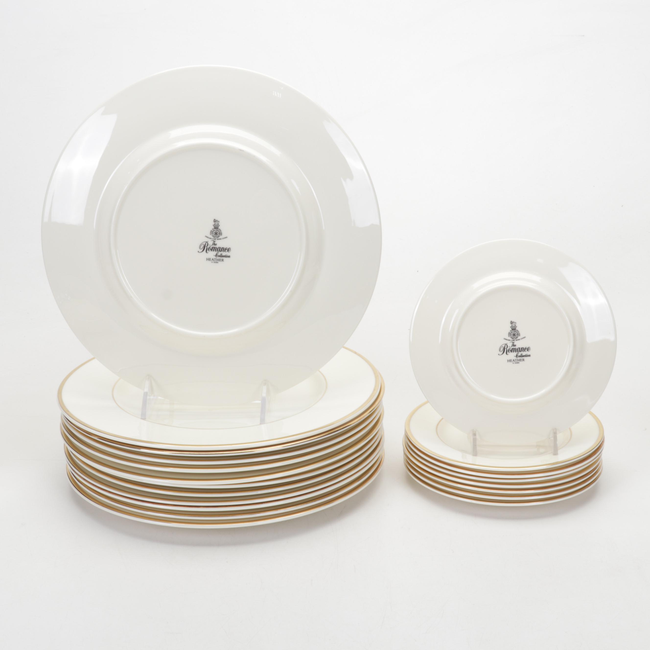 Royal Doulton Romance Collection "Heather" Bone China Dinnerware, 1984–1998