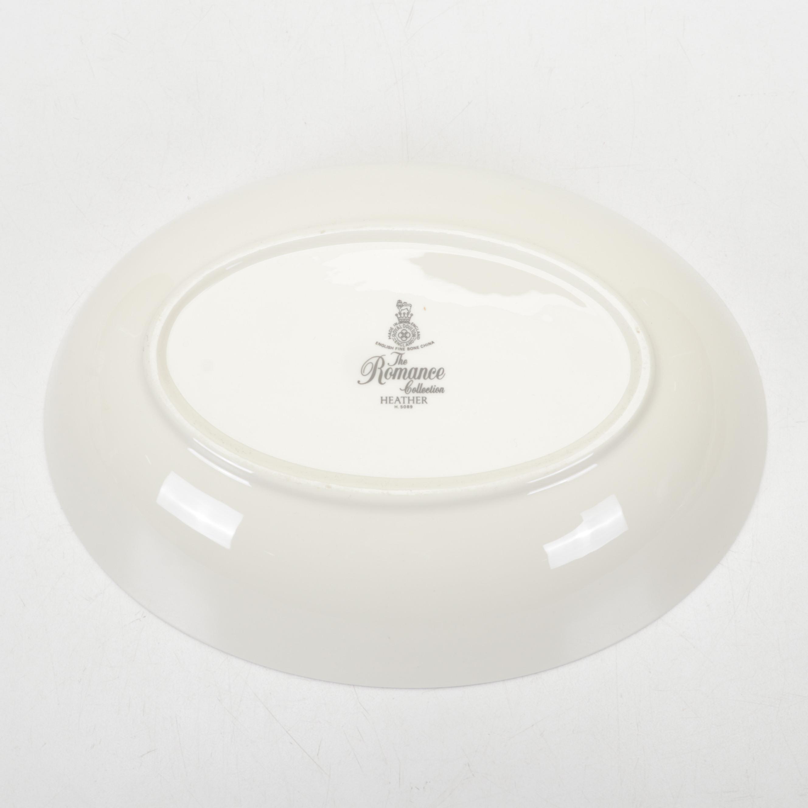 Royal Doulton Romance Collection "Heather" Bone China Dinnerware, 1984–1998