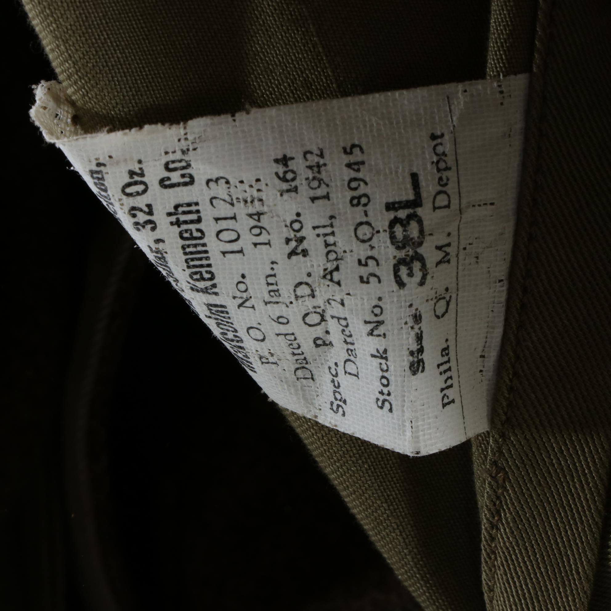 WWII Era United States Army Melton Wool Overcoat