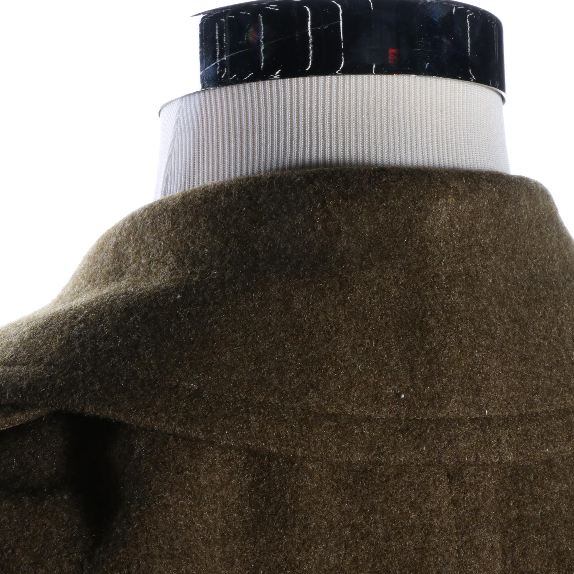 WWII Era United States Army Melton Wool Overcoat