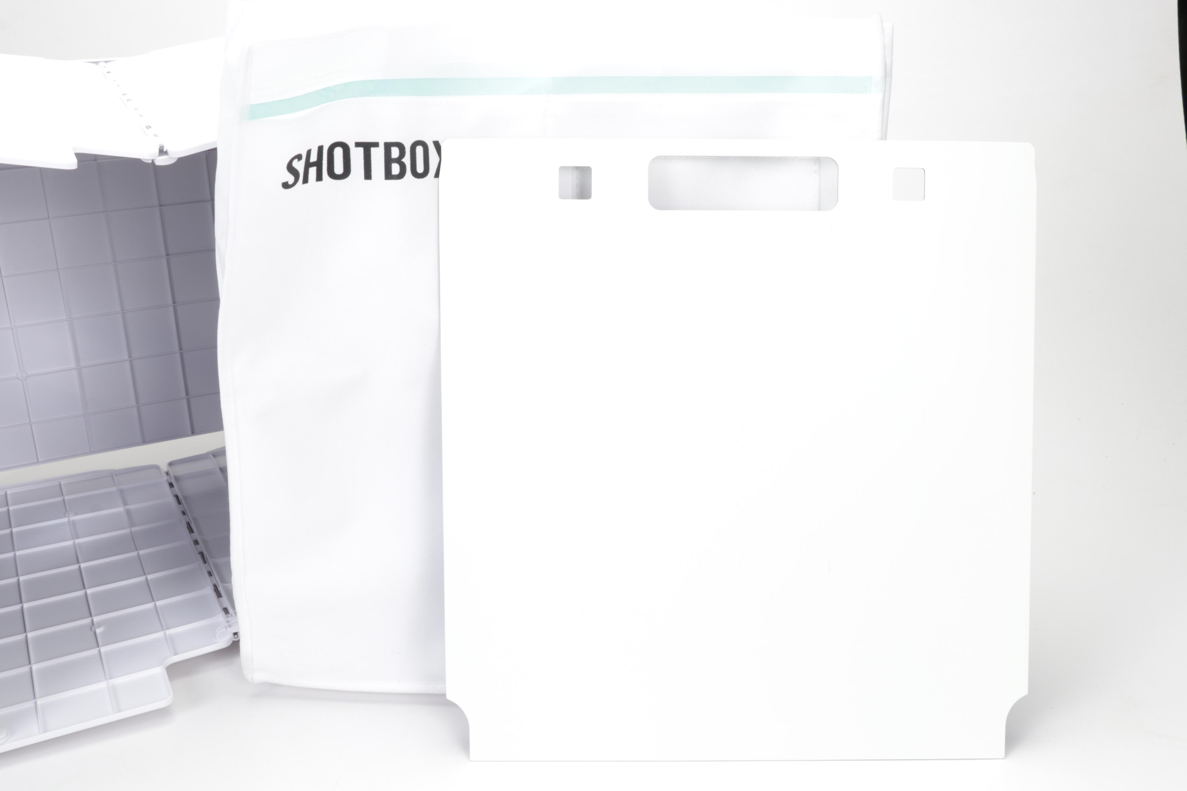 Shotbox Portable Light Studio with Side Shot Attachable Arm