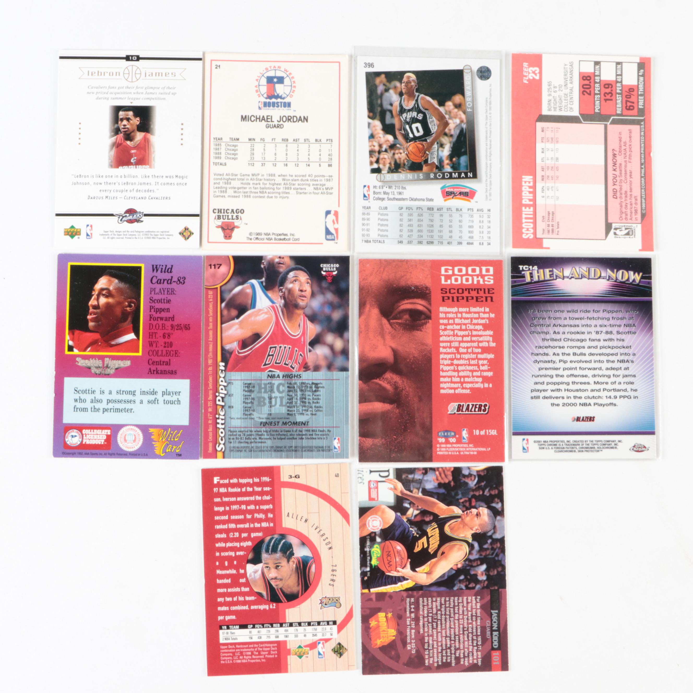 Topps, Other Basketball Cards with Chamberlain, Jordan, Wade, More, 1970s–2020s