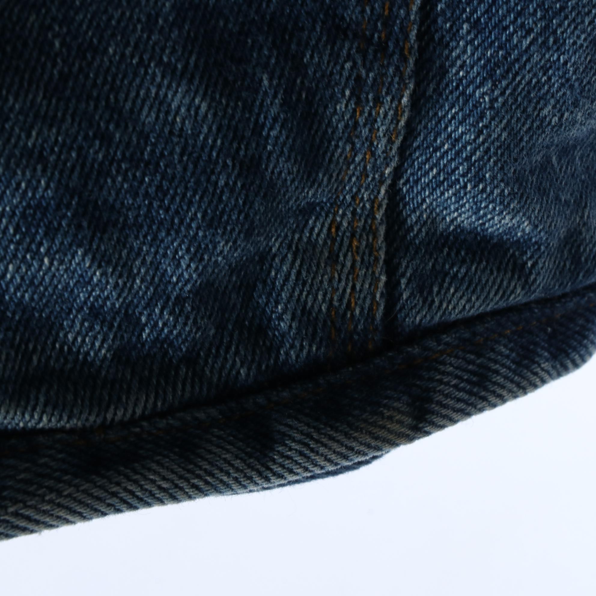 Men's Sutter & Grant Barn Coat in Denim with Leather Trim