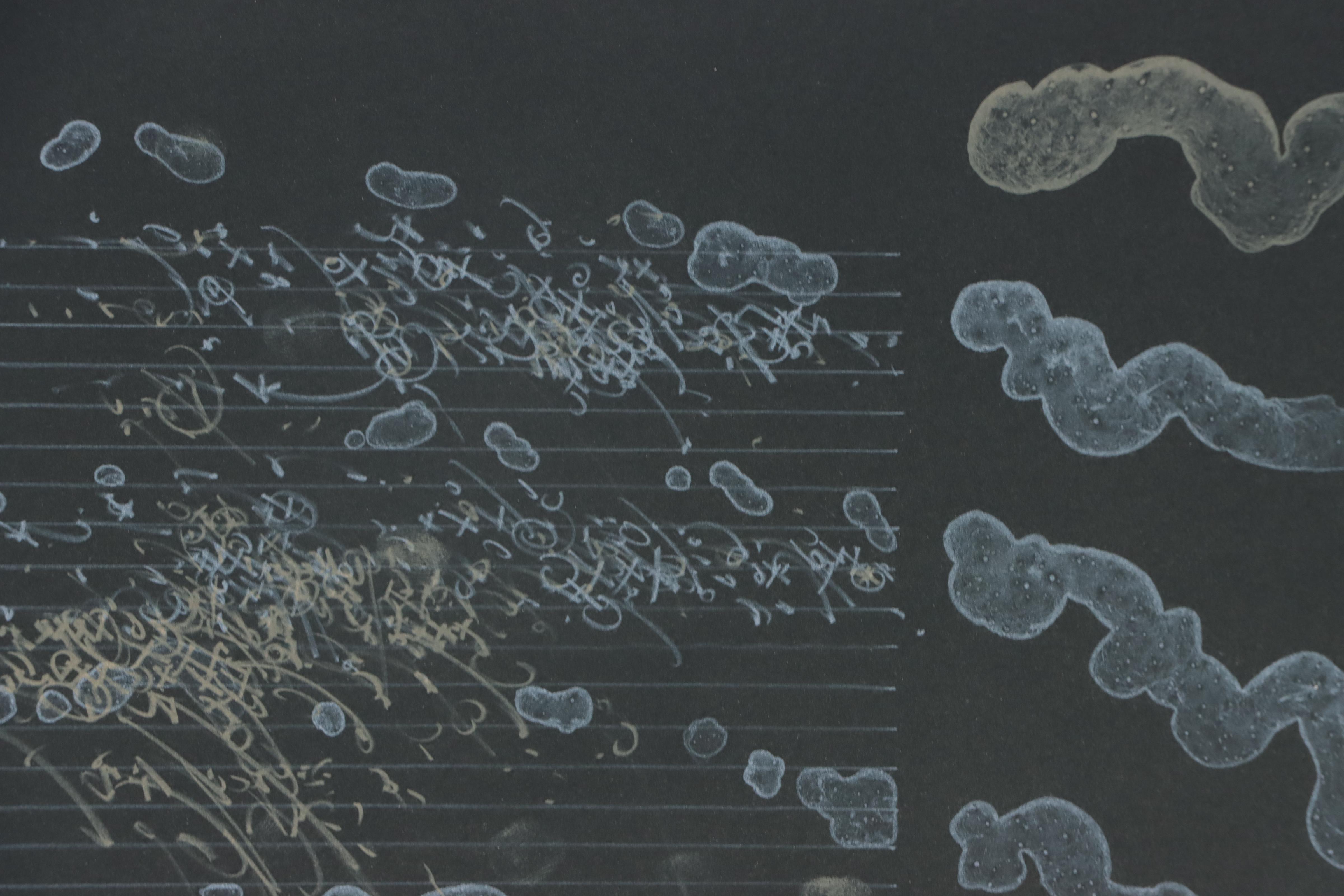 Douglas W. Warner Lithograph "Canal Street Notations," 1980