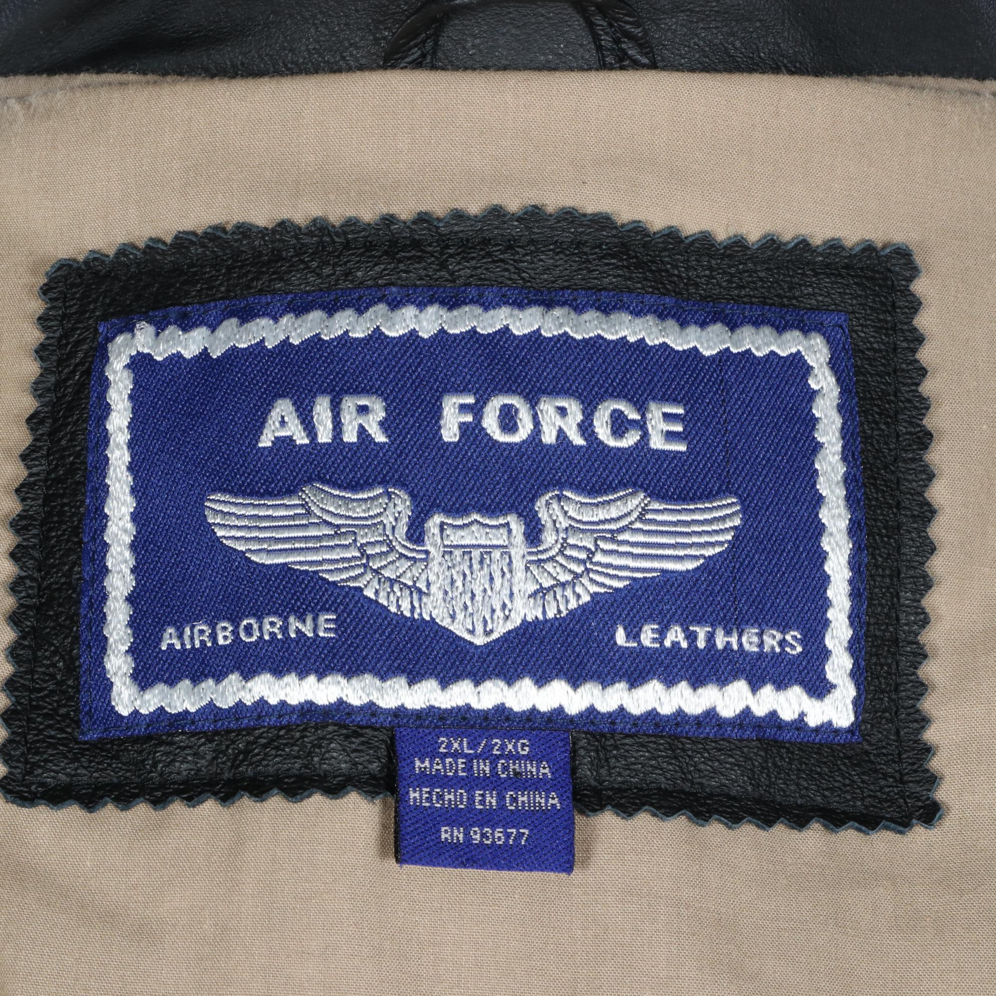 Men's Reproduction Air Force Aviator Leather Jacket