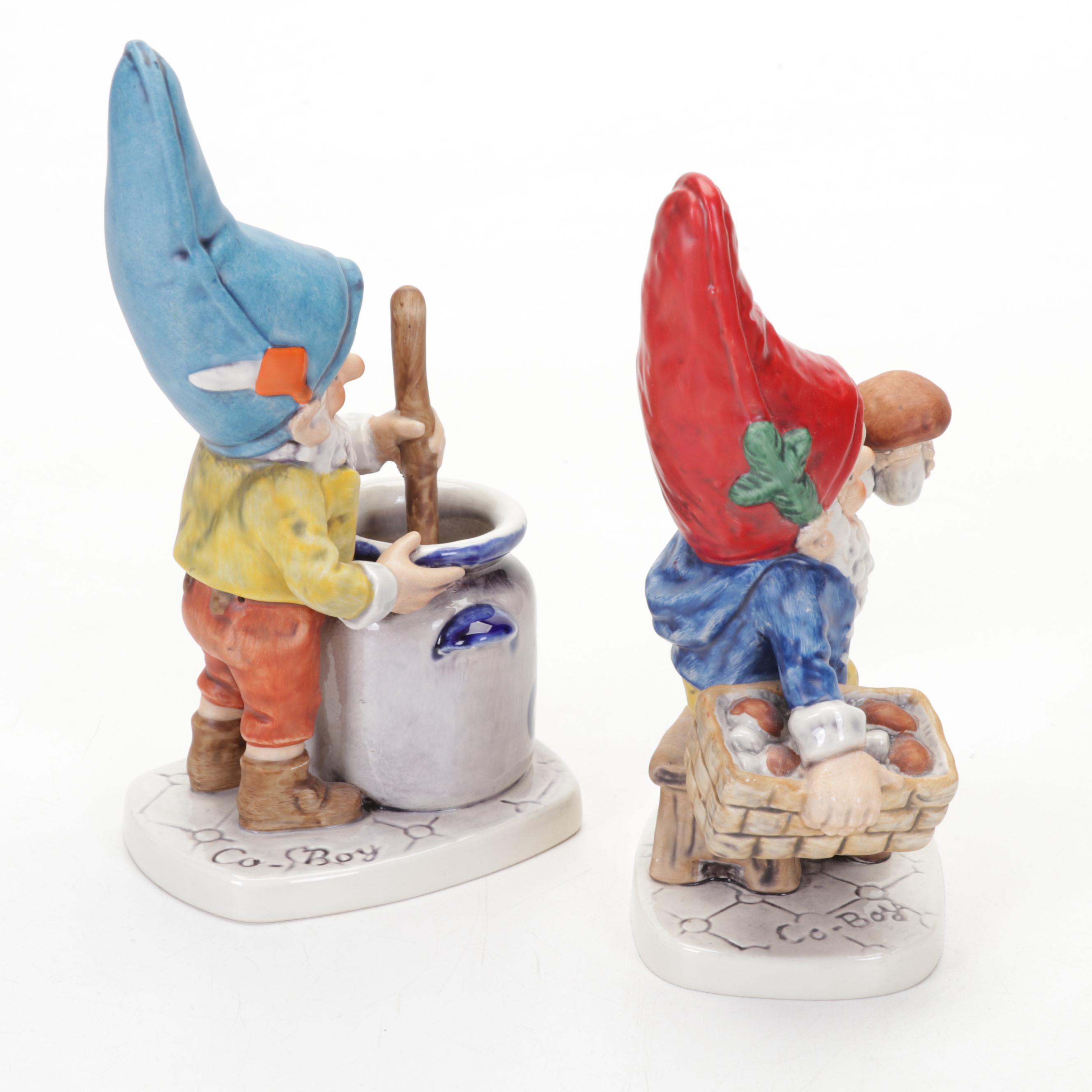 Goebel "Fips, "Monty", "Greg", "Mike" and "Porz" Porcelain Co-Boy Figurines