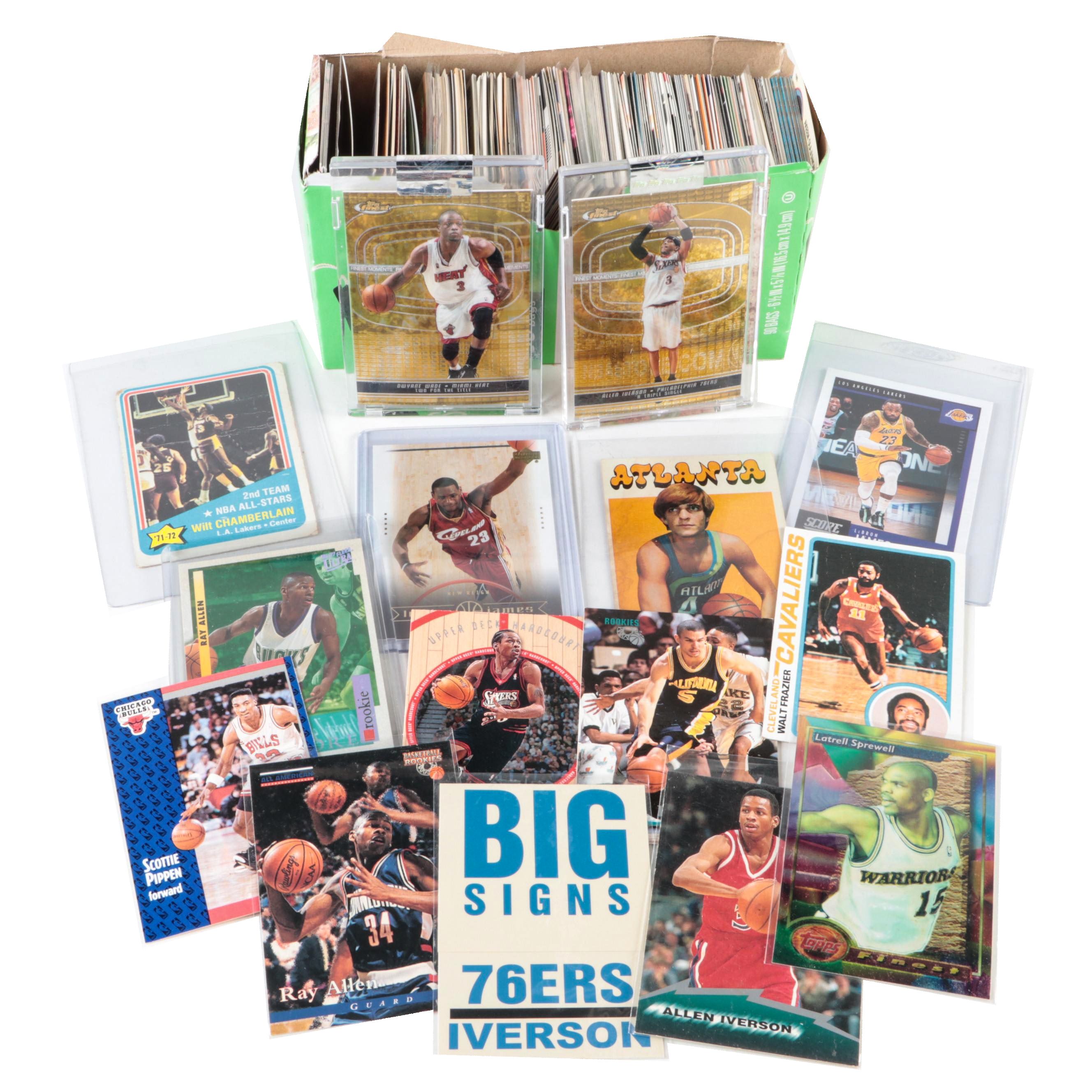 Topps, Other Basketball Cards with Chamberlain, Jordan, Wade, More, 1970s–2020s