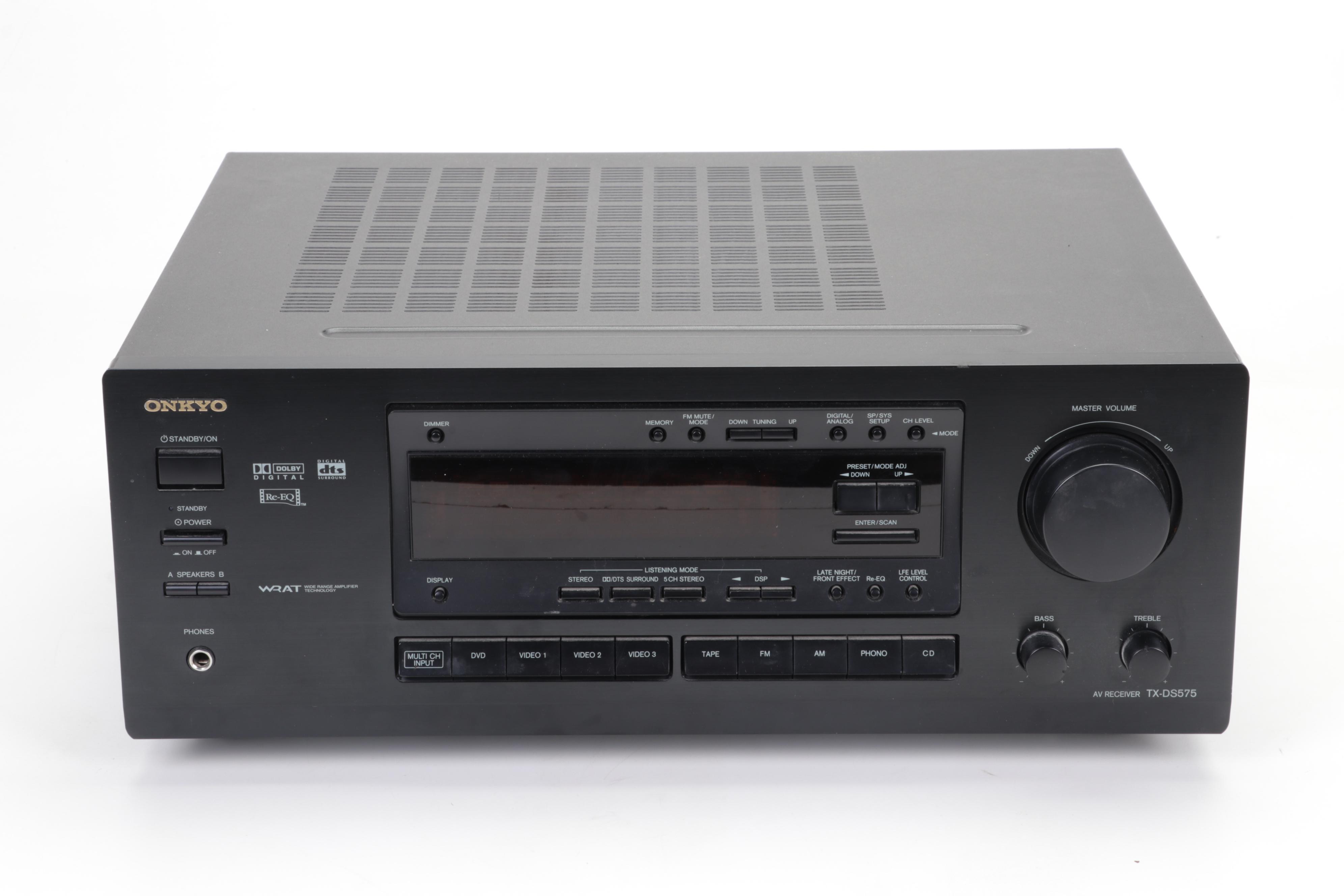 Onkyo AV Receiver and Six-Disc CD Changer