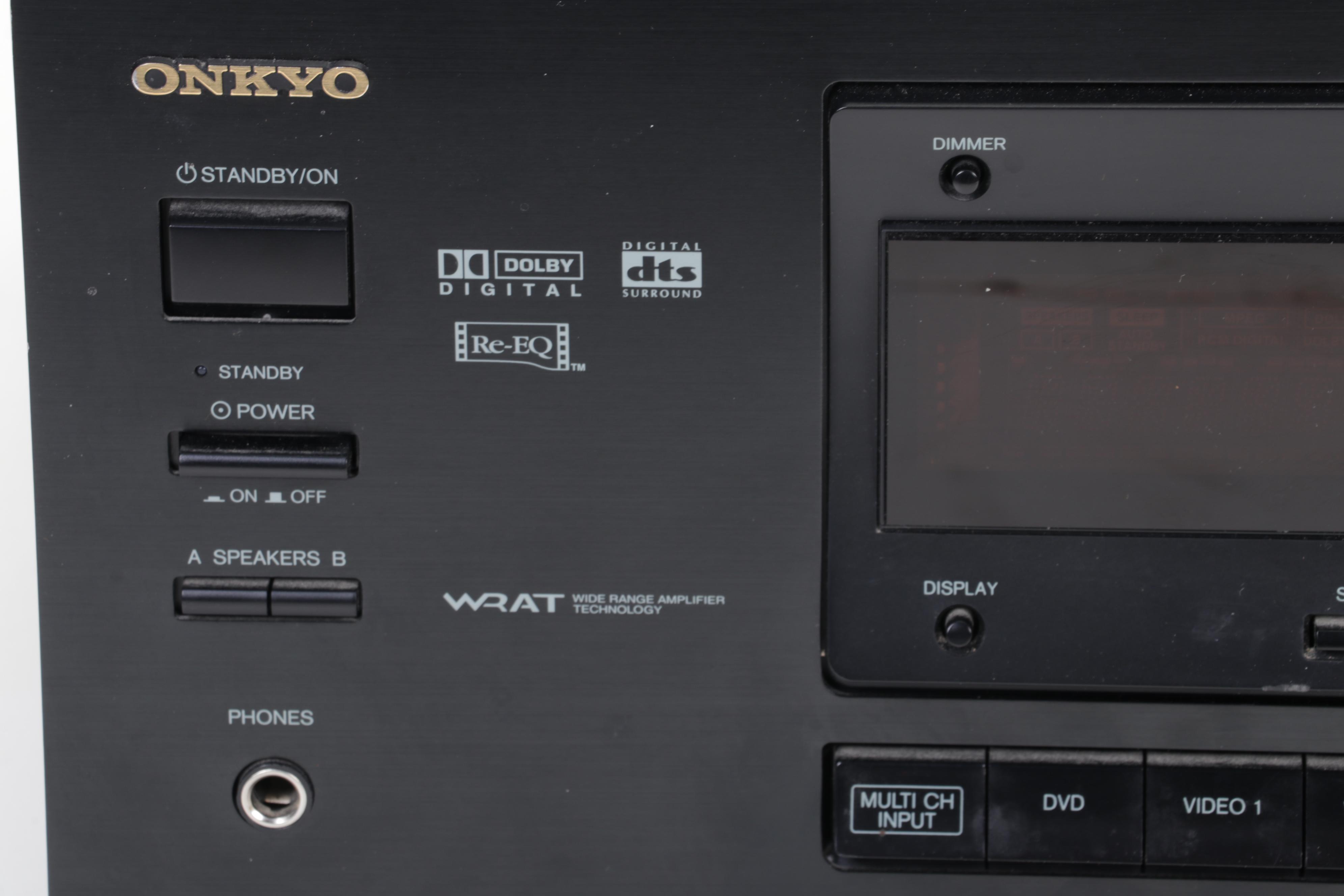 Onkyo AV Receiver and Six-Disc CD Changer