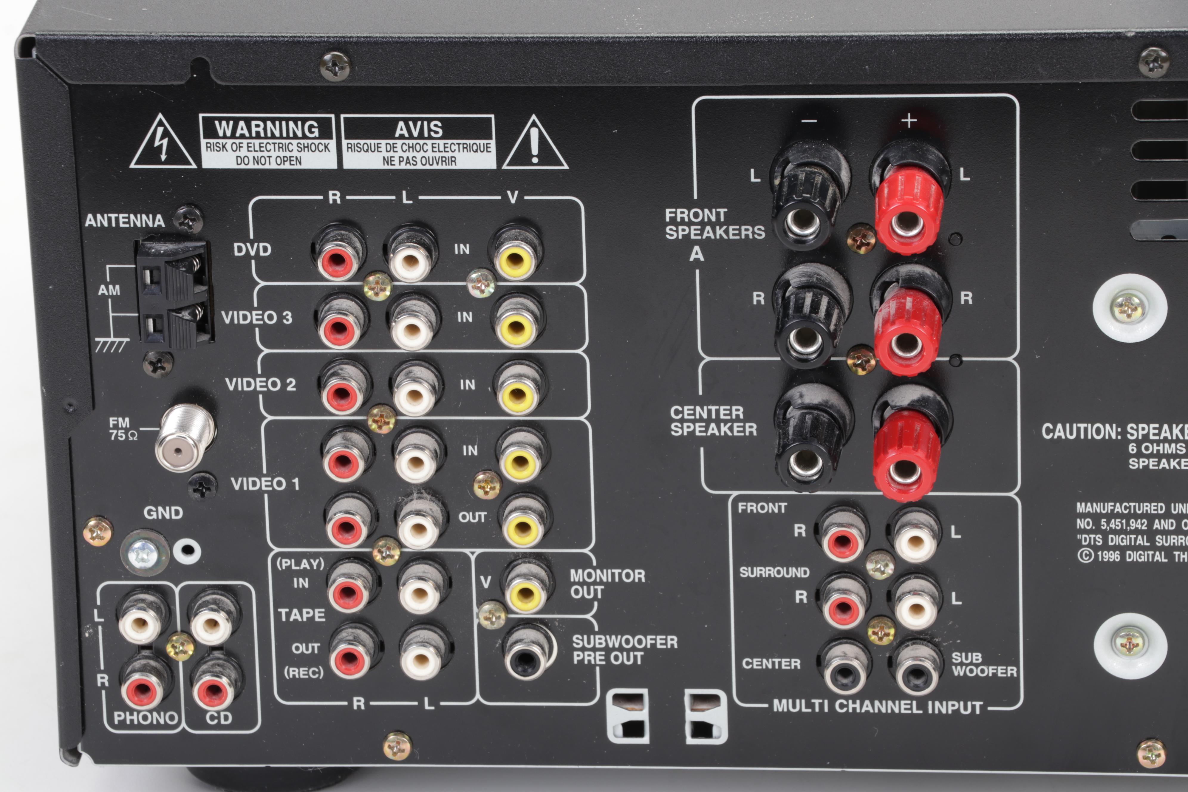 Onkyo AV Receiver and Six-Disc CD Changer