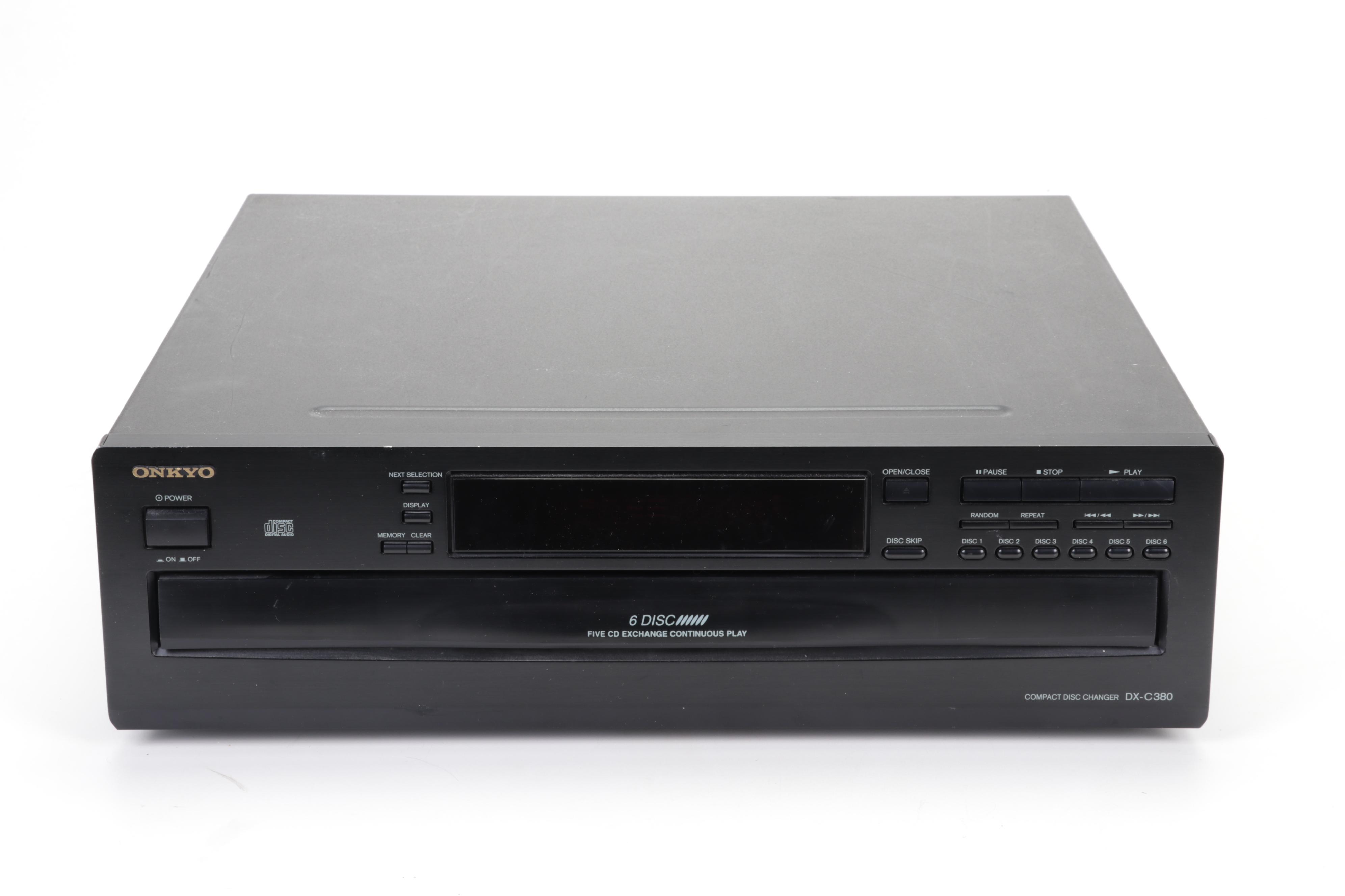 Onkyo AV Receiver and Six-Disc CD Changer