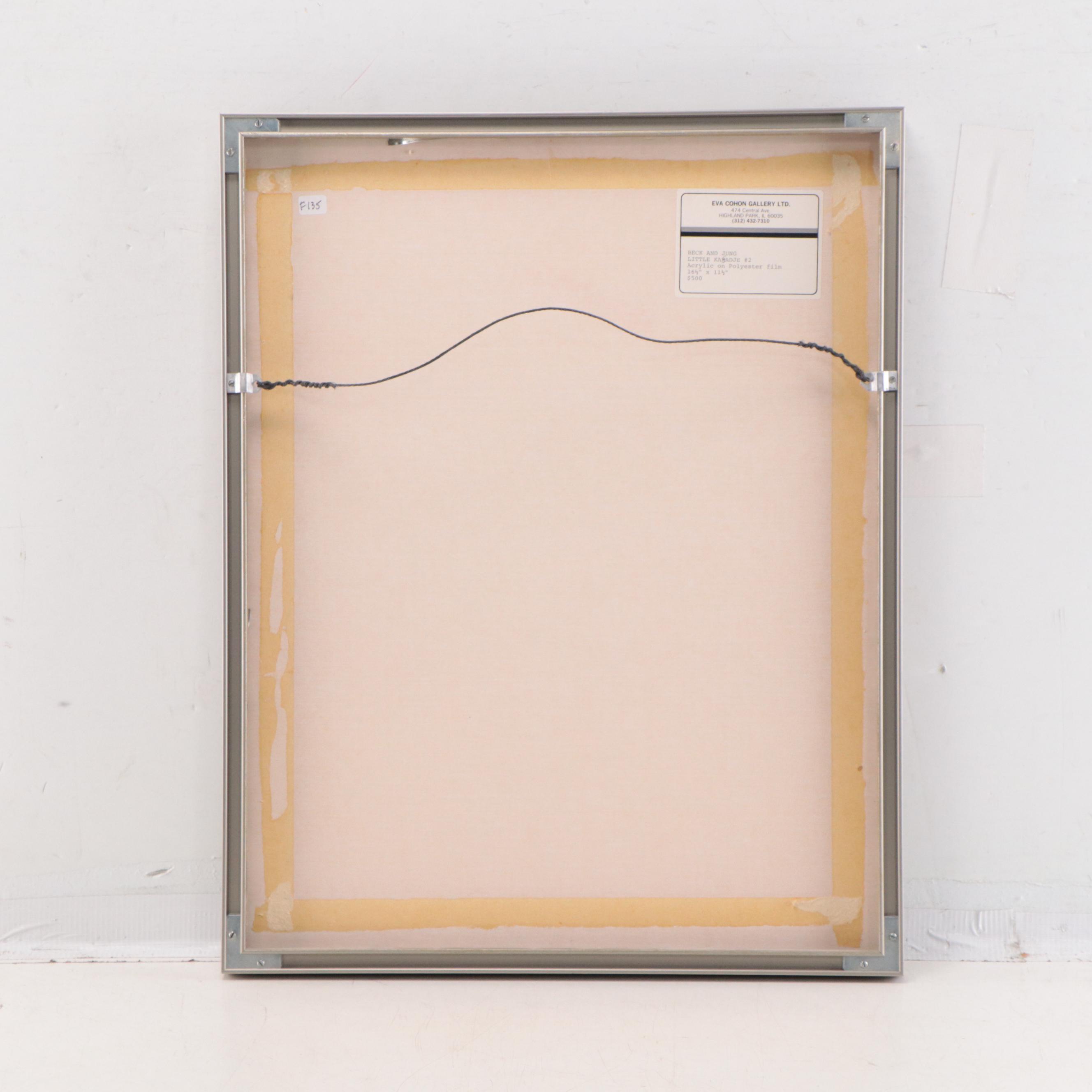 Beck and Jung Acrylic Painting "Little Katadje II," 1980