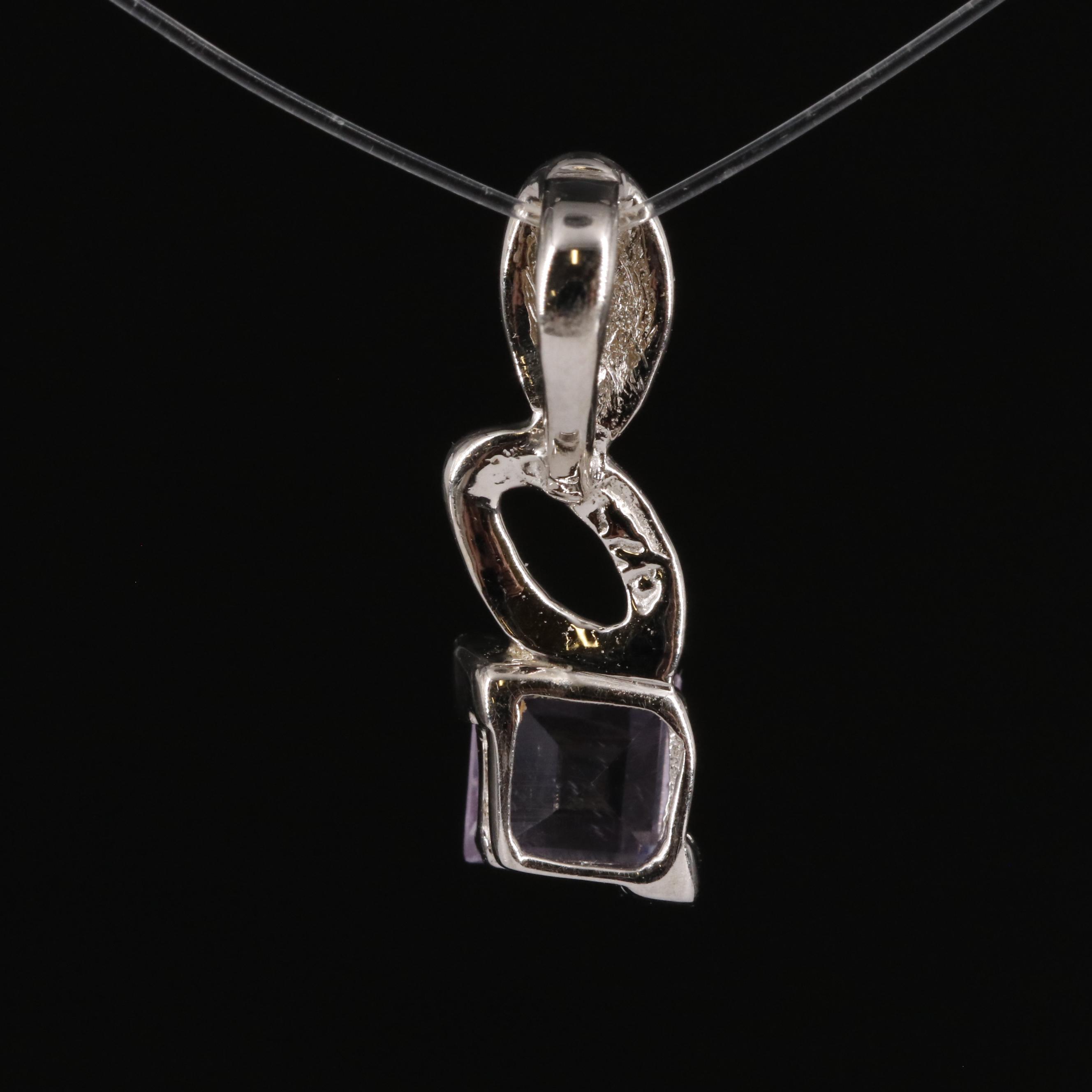 Sterling Amethyst Pendant