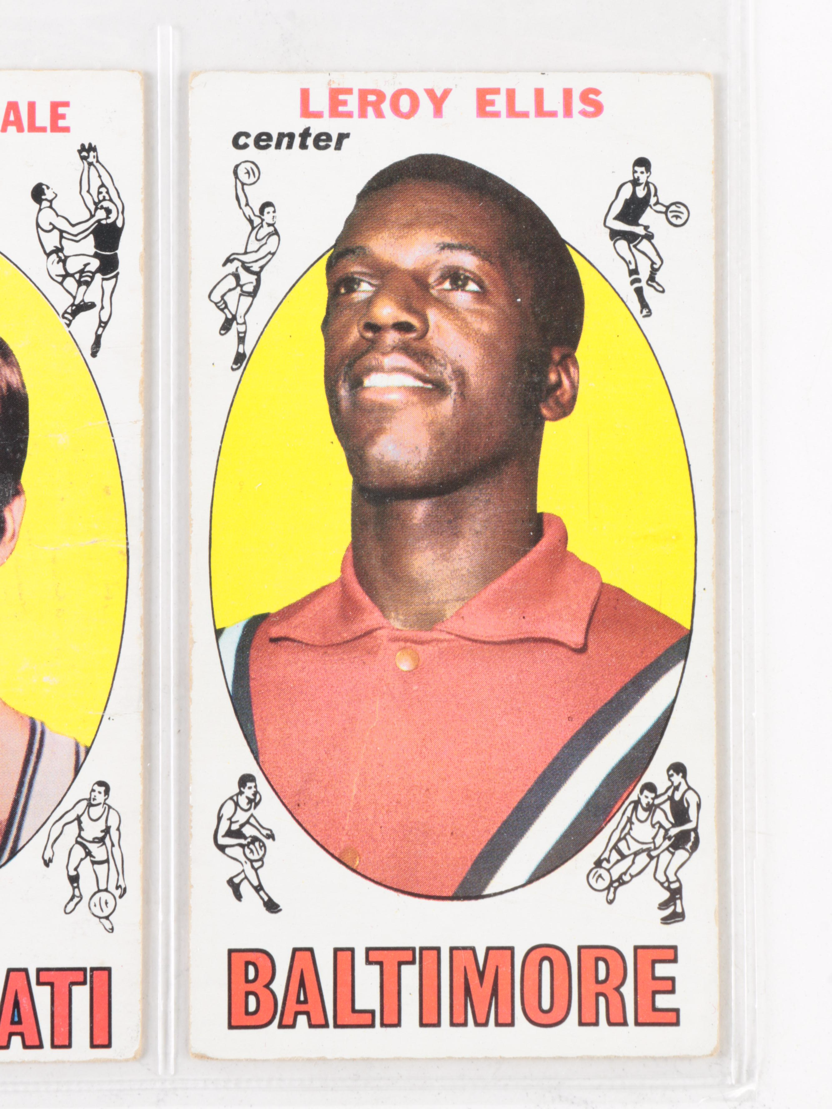 1969 and 1970 Topps Basketball Cards with Alcindor, West, Frazier and More Stars