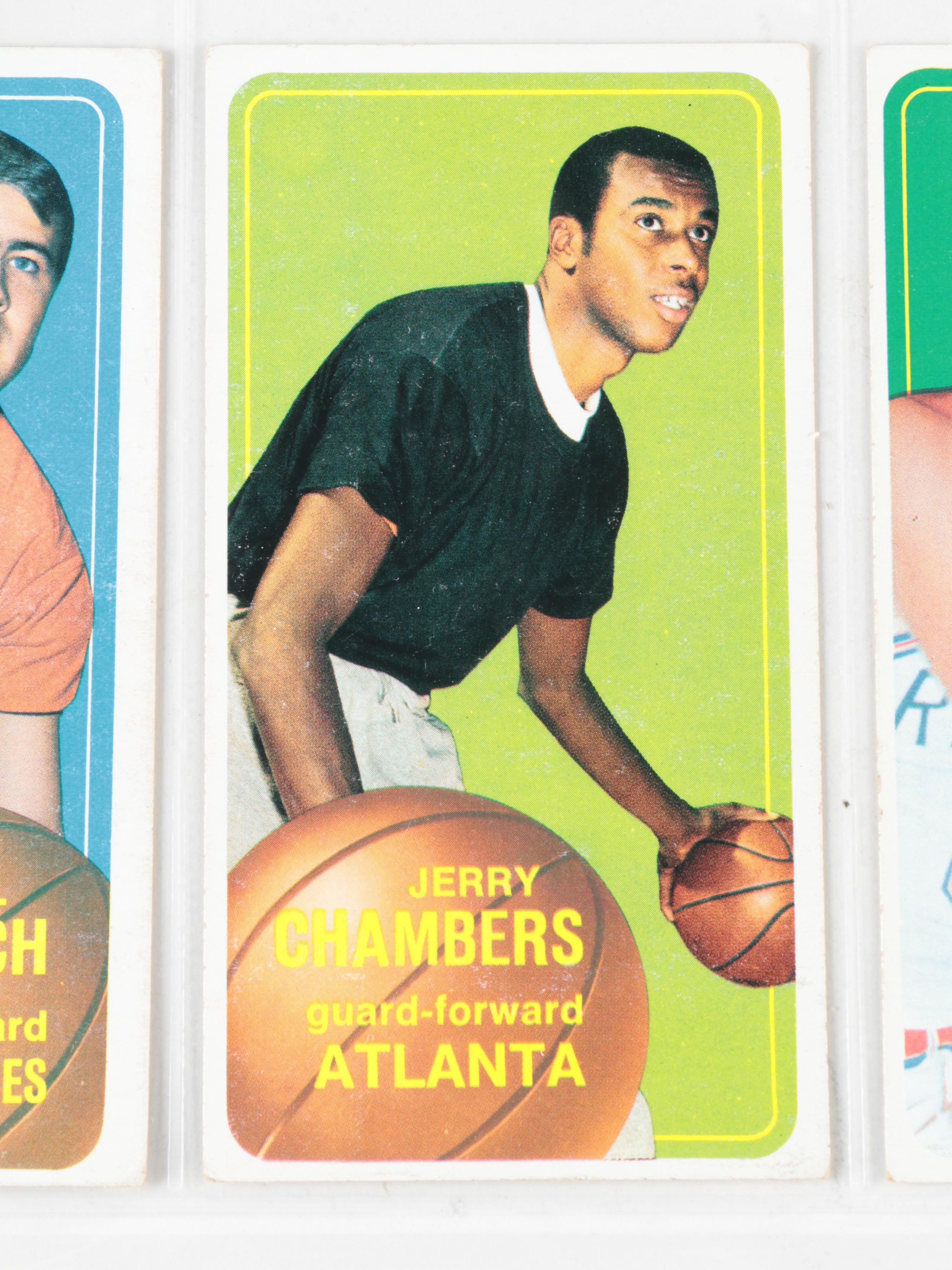 1969 and 1970 Topps Basketball Cards with Alcindor, West, Frazier and More Stars