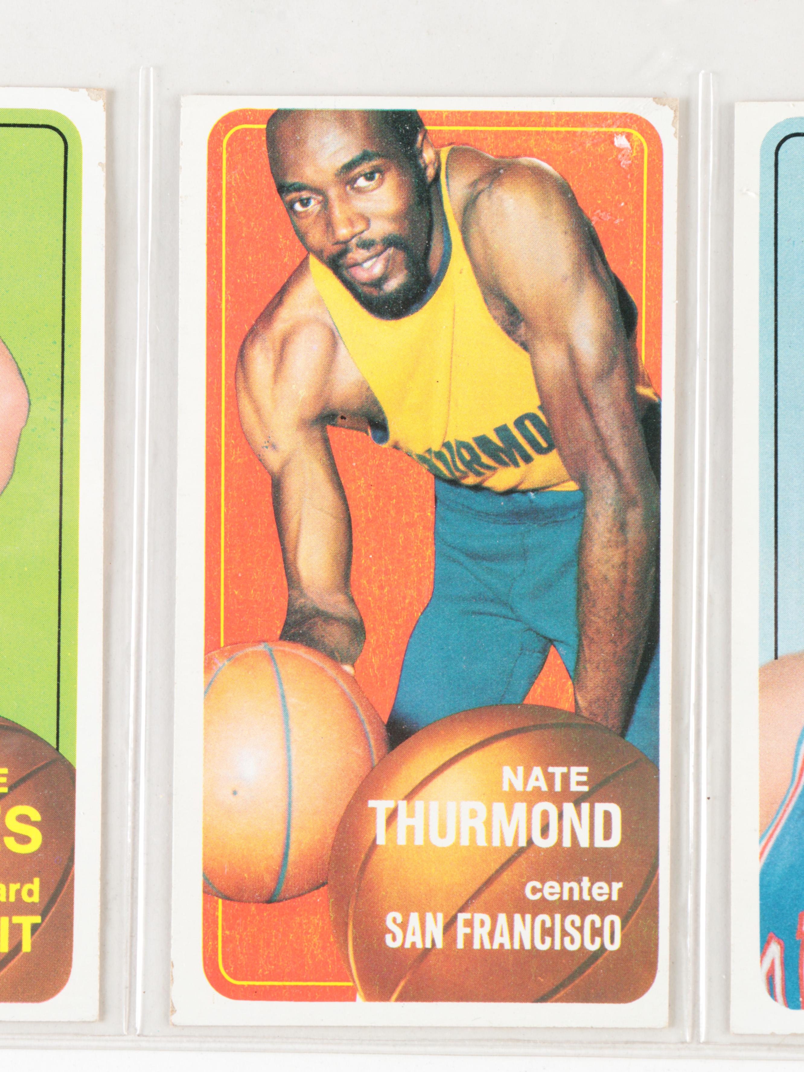1969 and 1970 Topps Basketball Cards with Alcindor, West, Frazier and More Stars