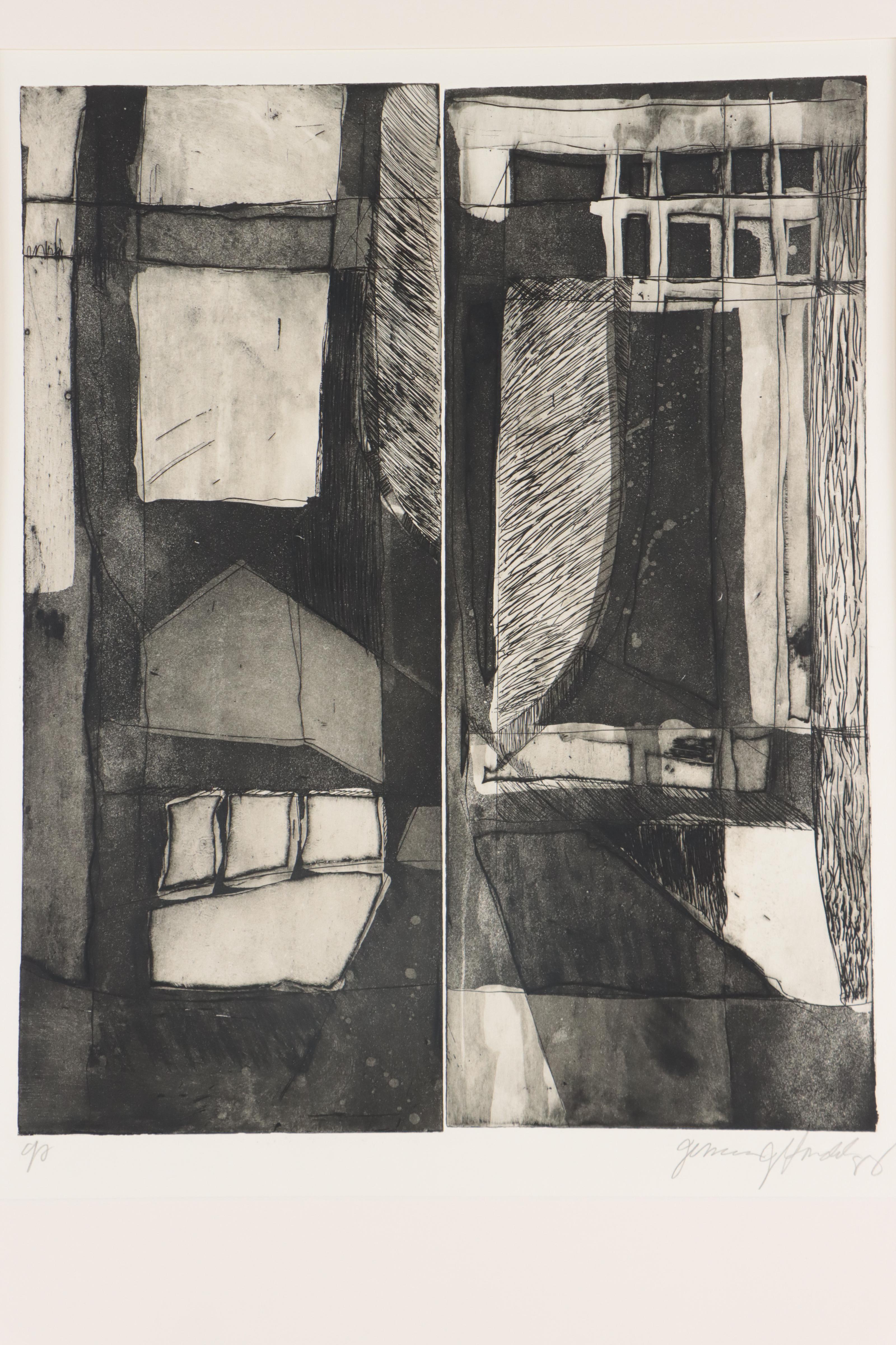 Jessica Gondek Non-objective Etching, 1988