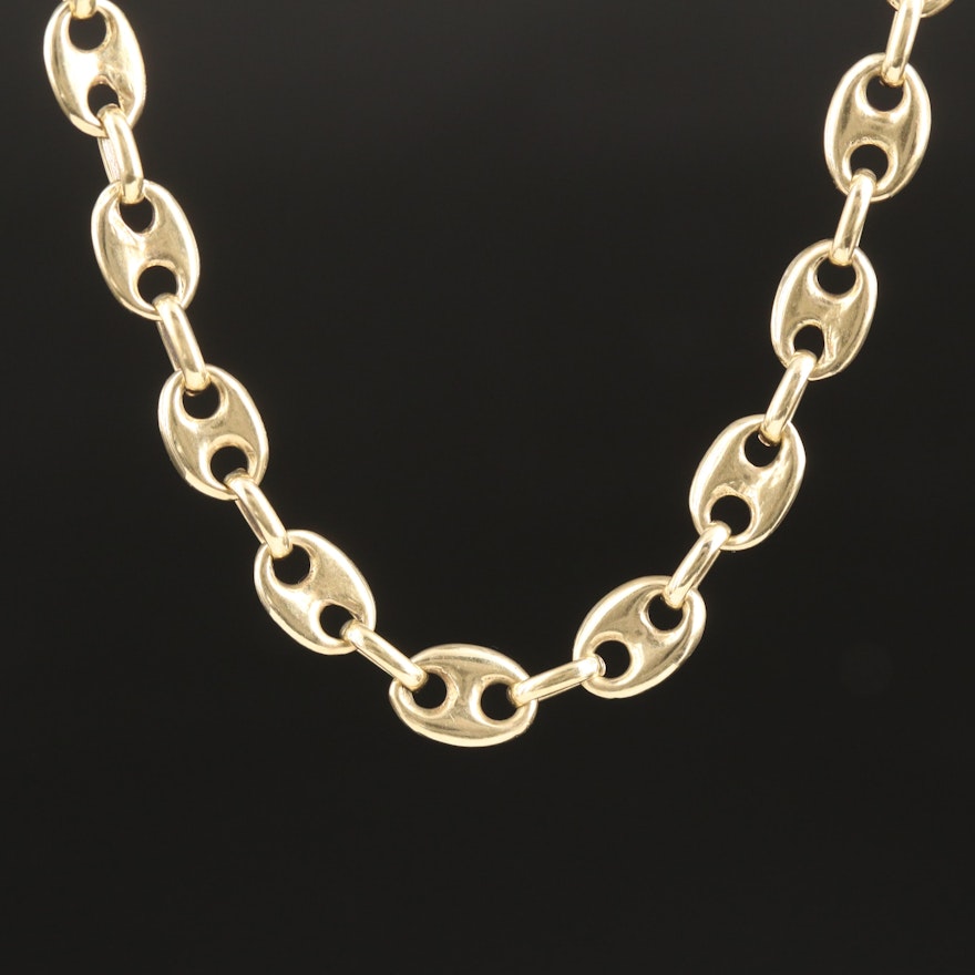 14K Mariner Chain Necklace