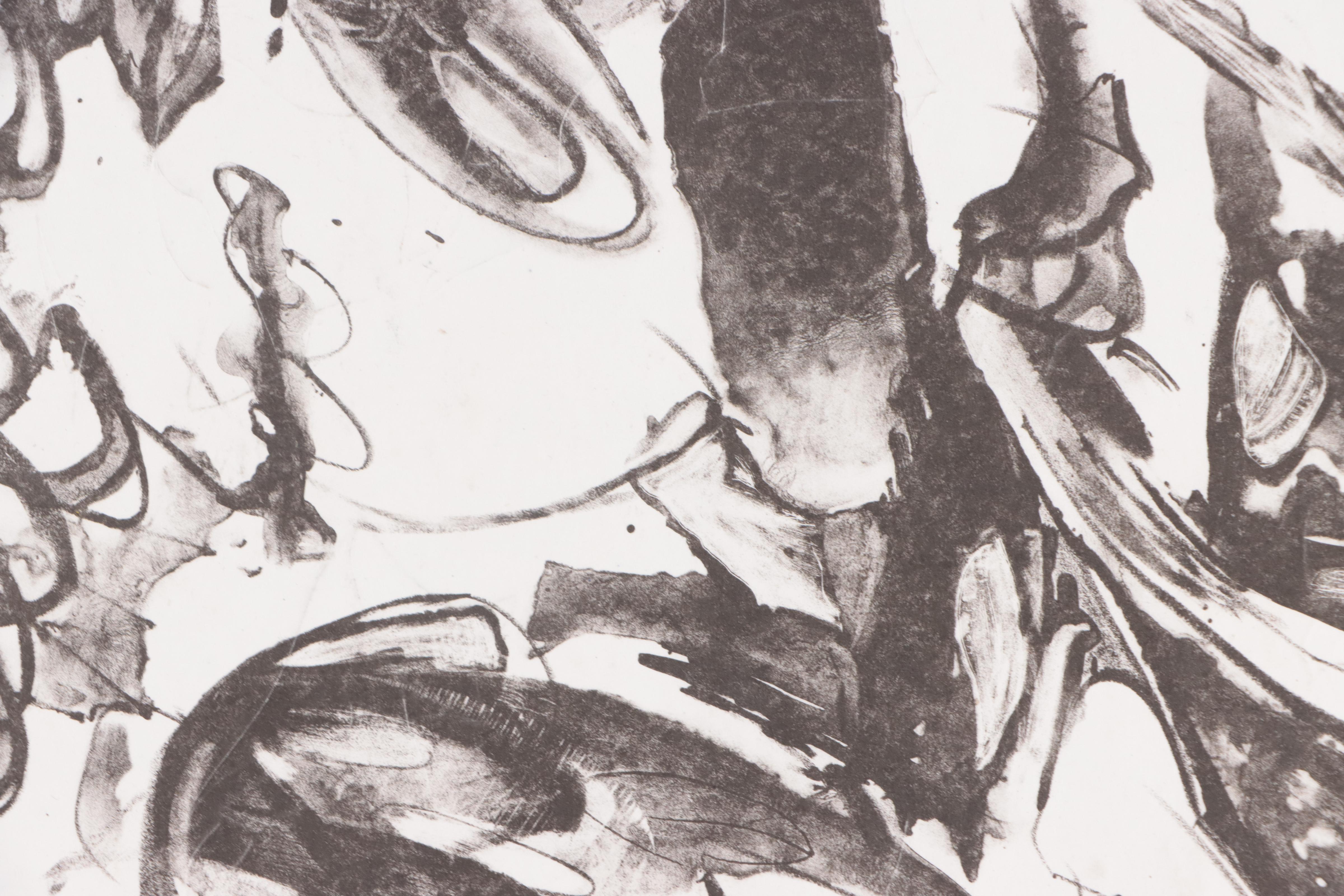 Donald Roberts Mixed Media Painting "Sea Garden Project, July 1st"