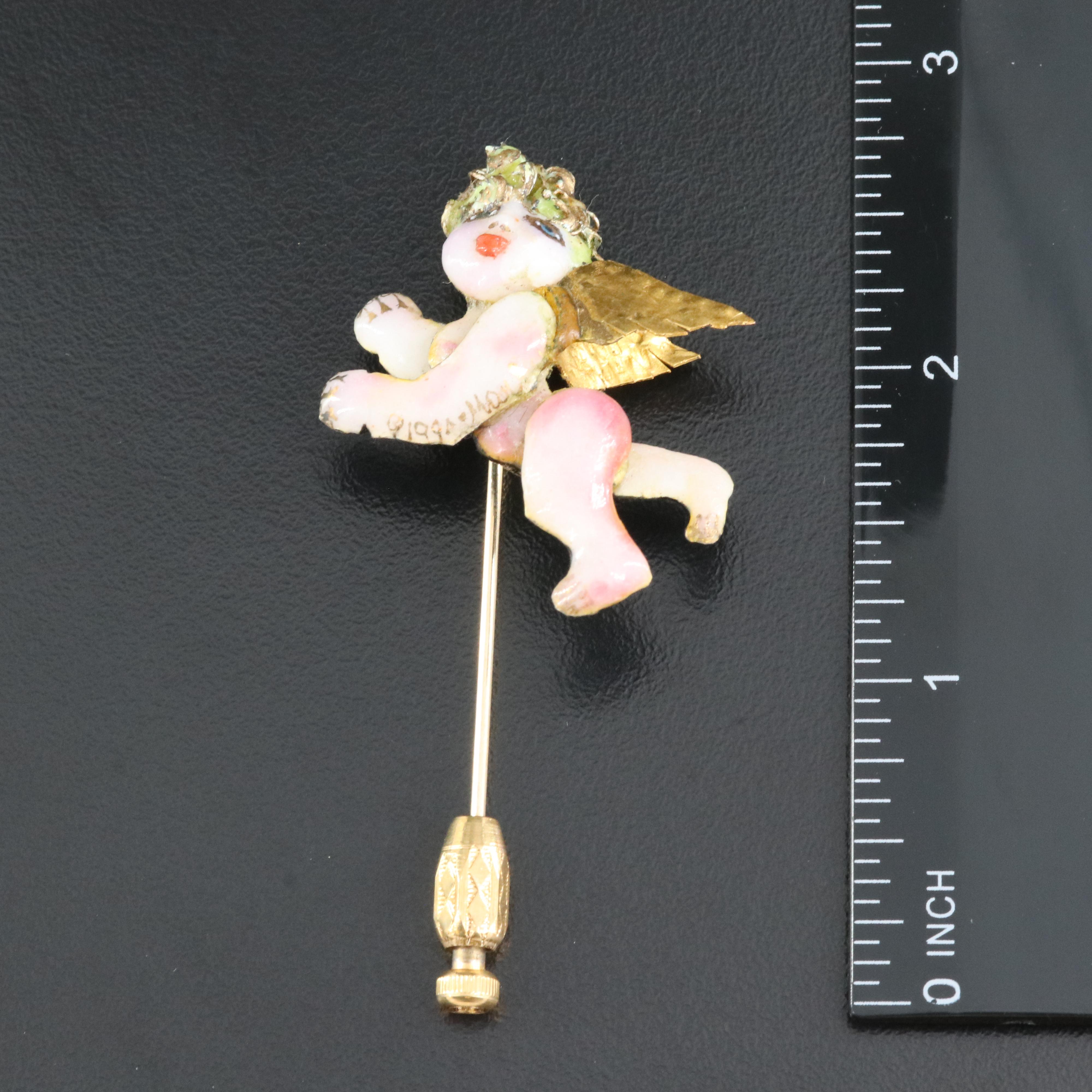 Ruth Markus Brooches Including Enamel, Rhinestone and Glass