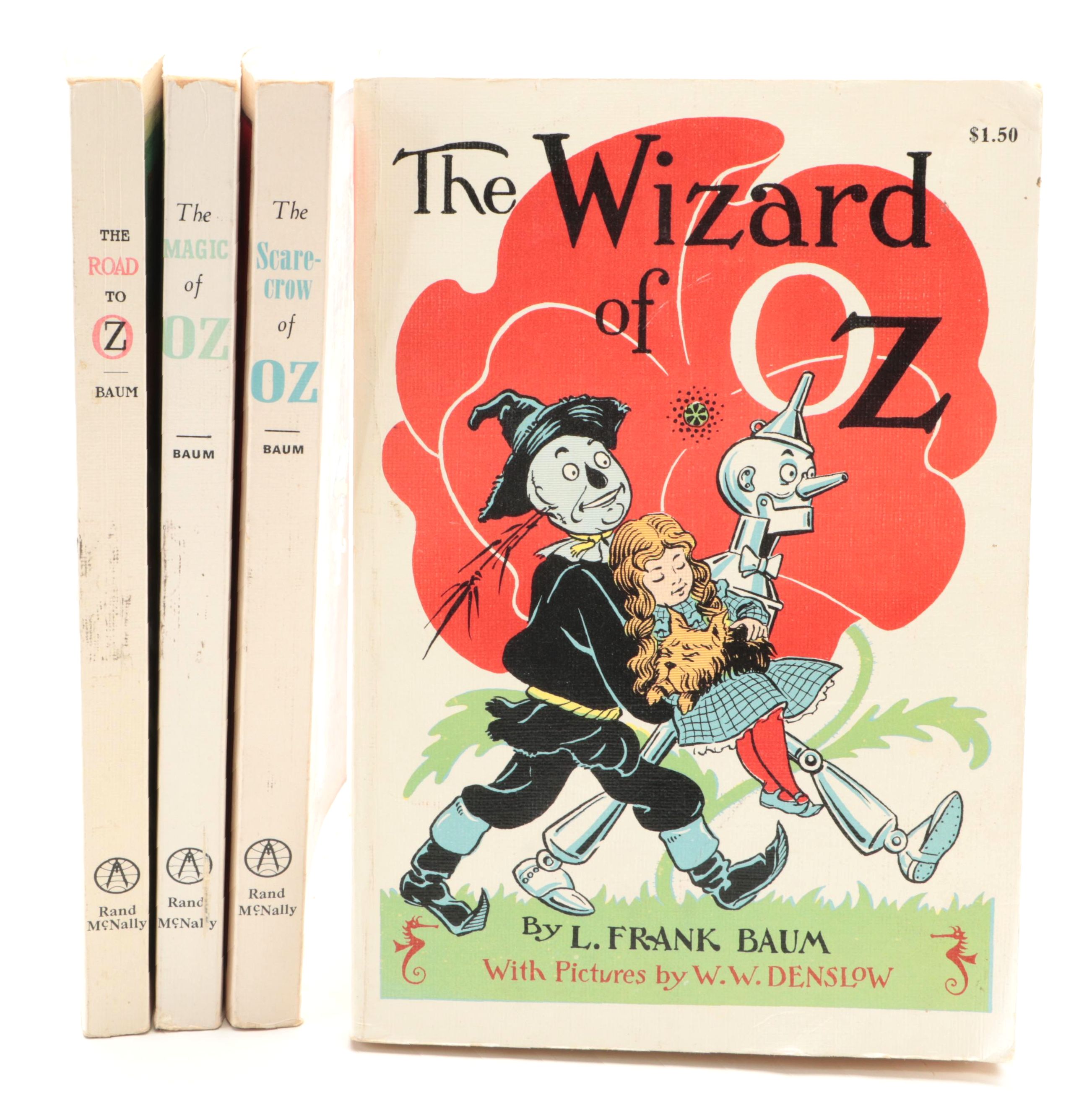 Illustrated "The Wizard of Oz" and More Oz Books by L. Frank Baum, 1970s